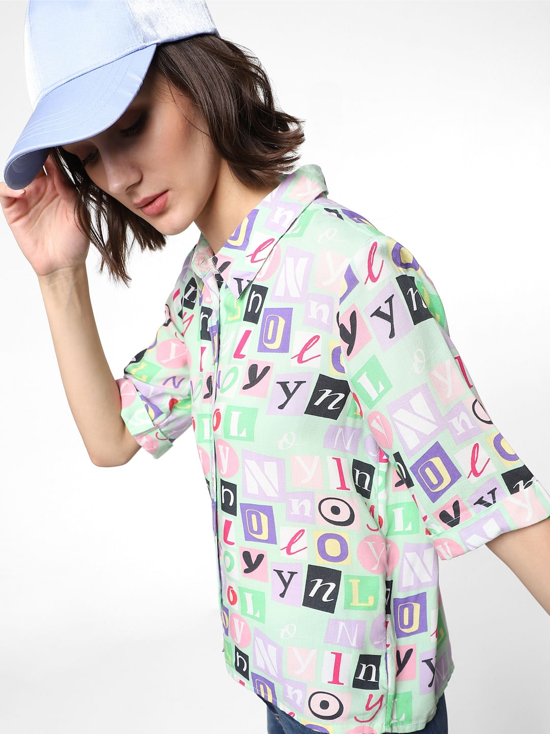 Multi-Coloured Graphic Print Shirt