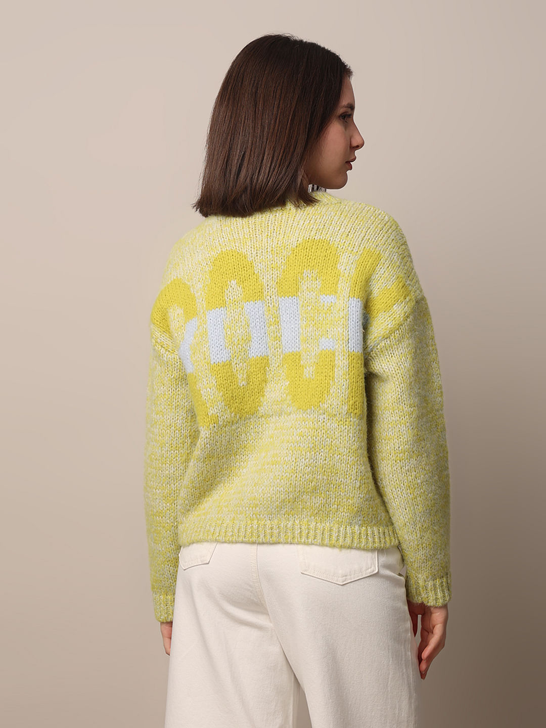 Green Printed Pullover