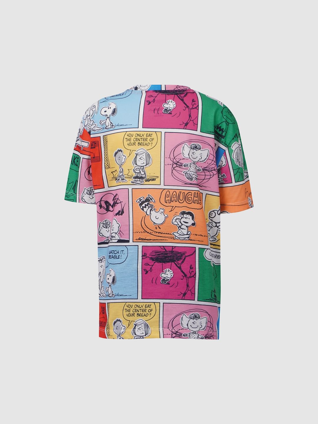 X Peanuts Multi-Coloured Graphic Print T-Shirt