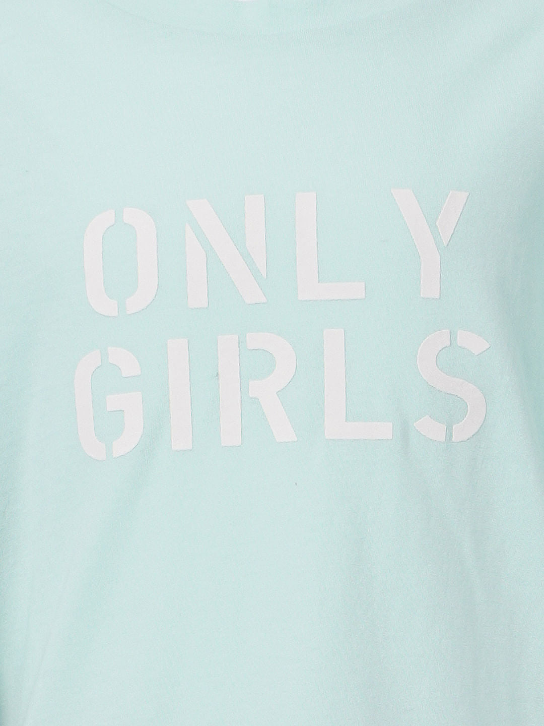 Green Text Print T-Shirt