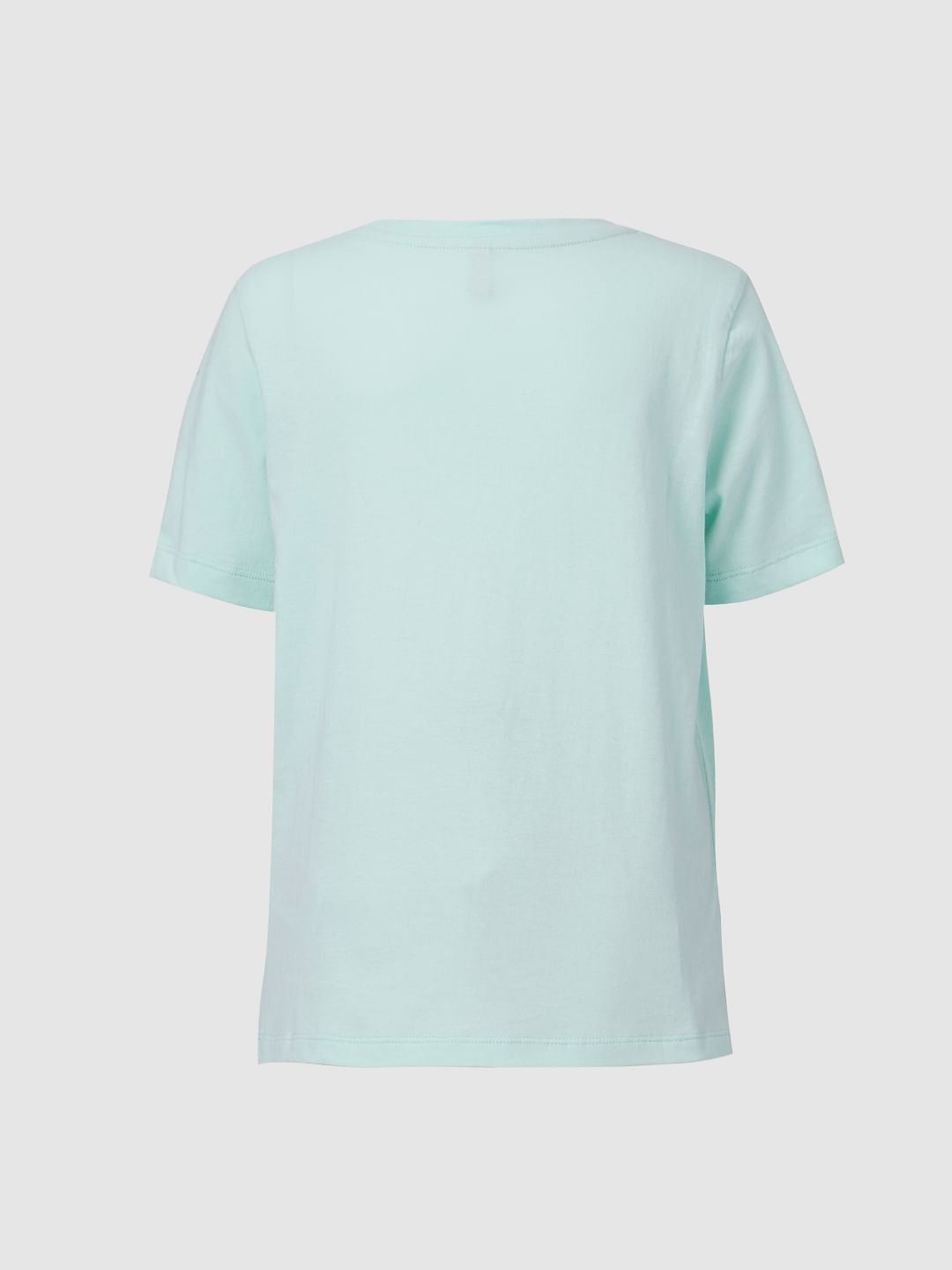 Green Text Print T-Shirt