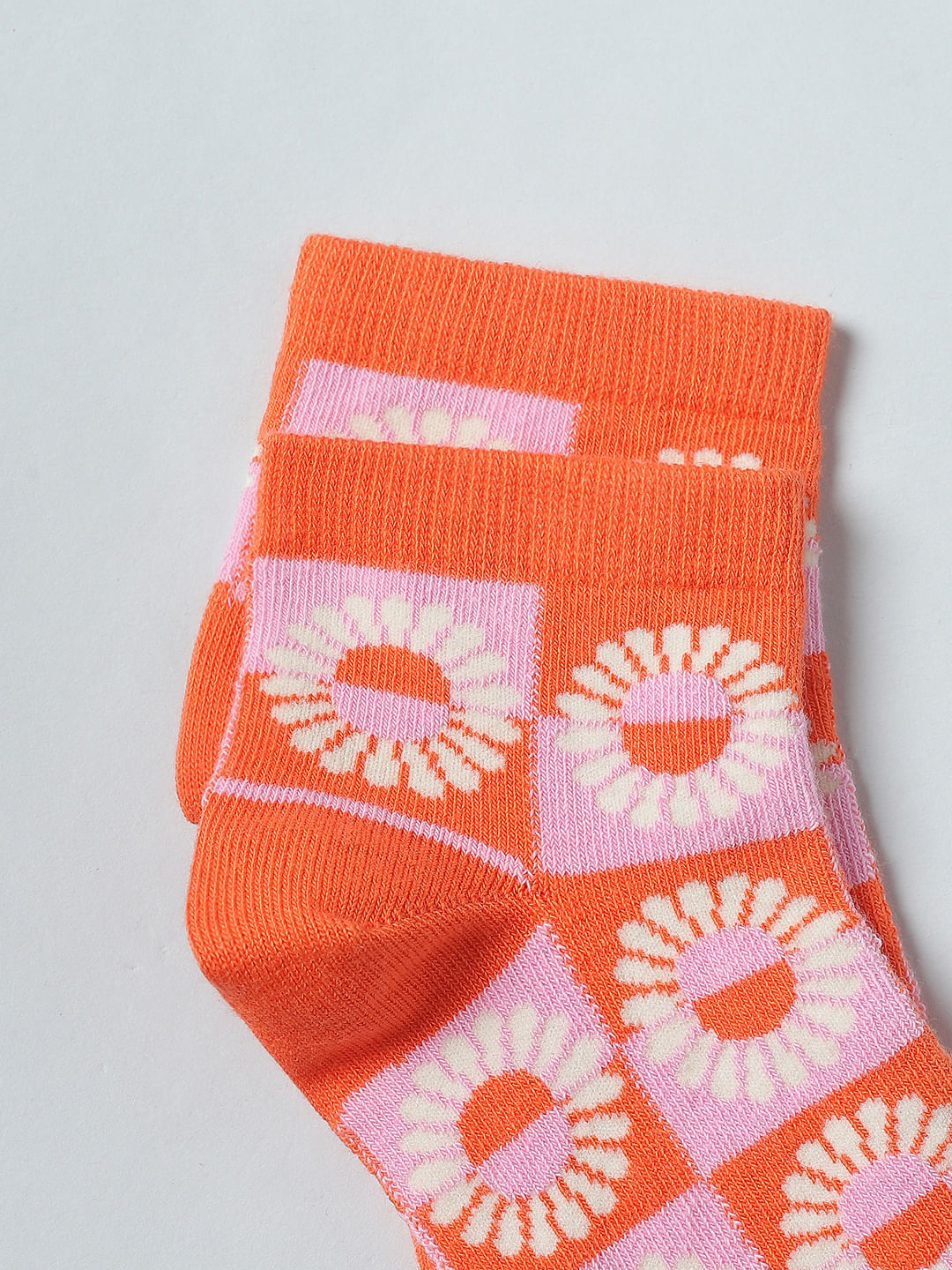 Pack Of 2 Printed Ankle Length Socks