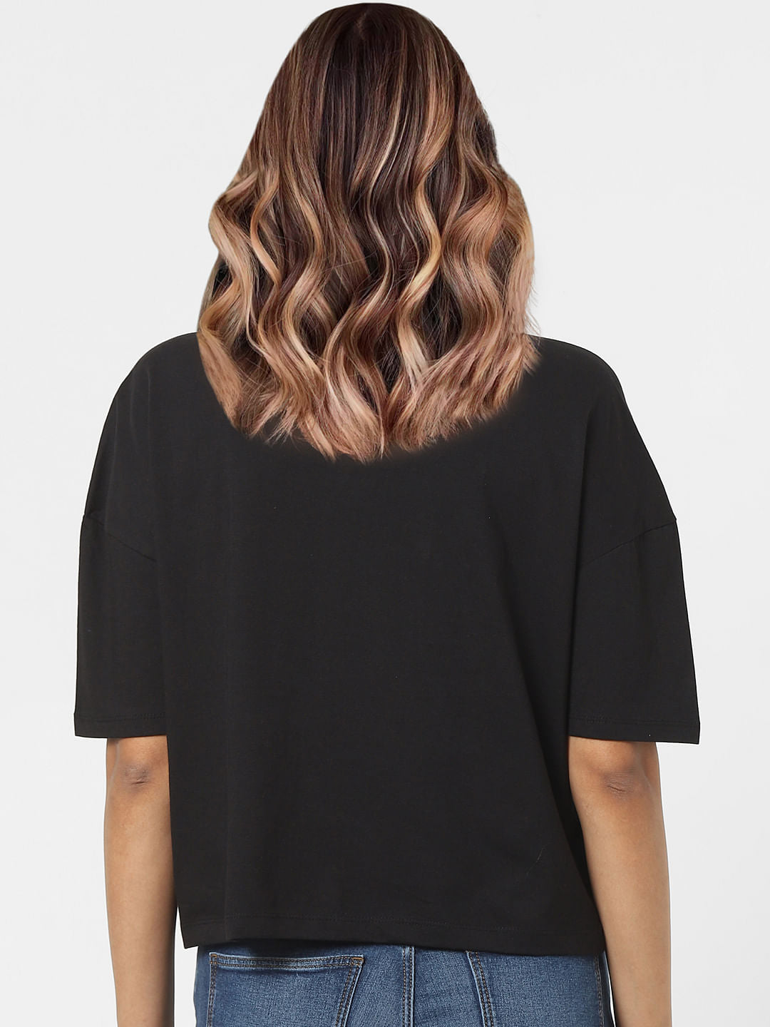 Black Graphic Print T-Shirt