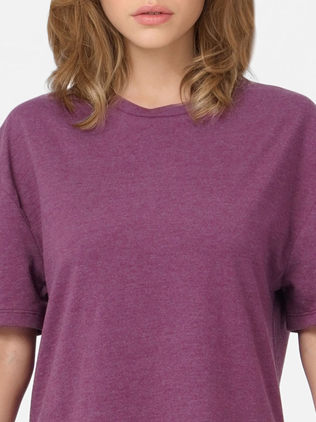 Purple T-Shirt Dress