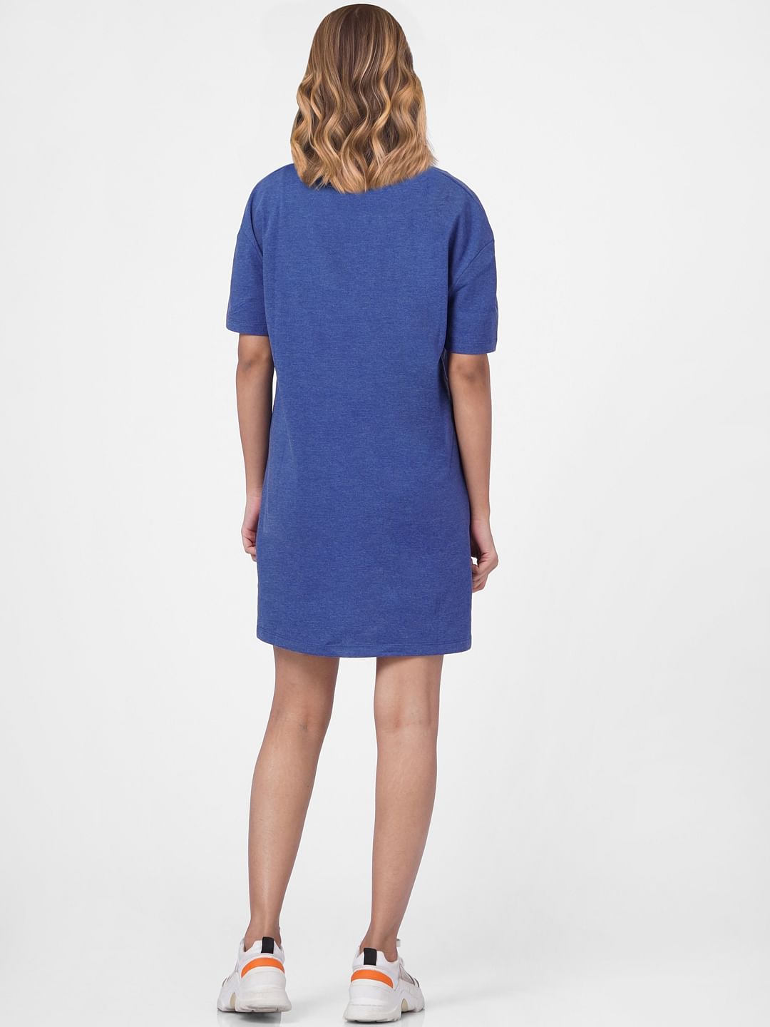 Blue T-Shirt Dress
