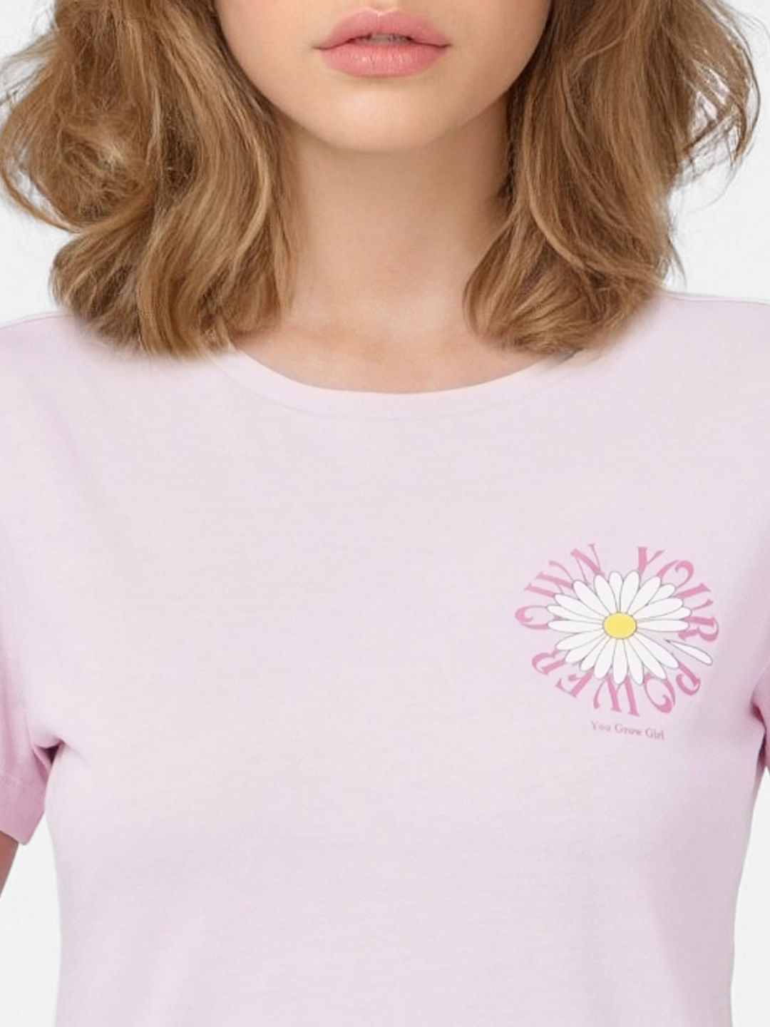 Pink Graphic Print T-Shirt