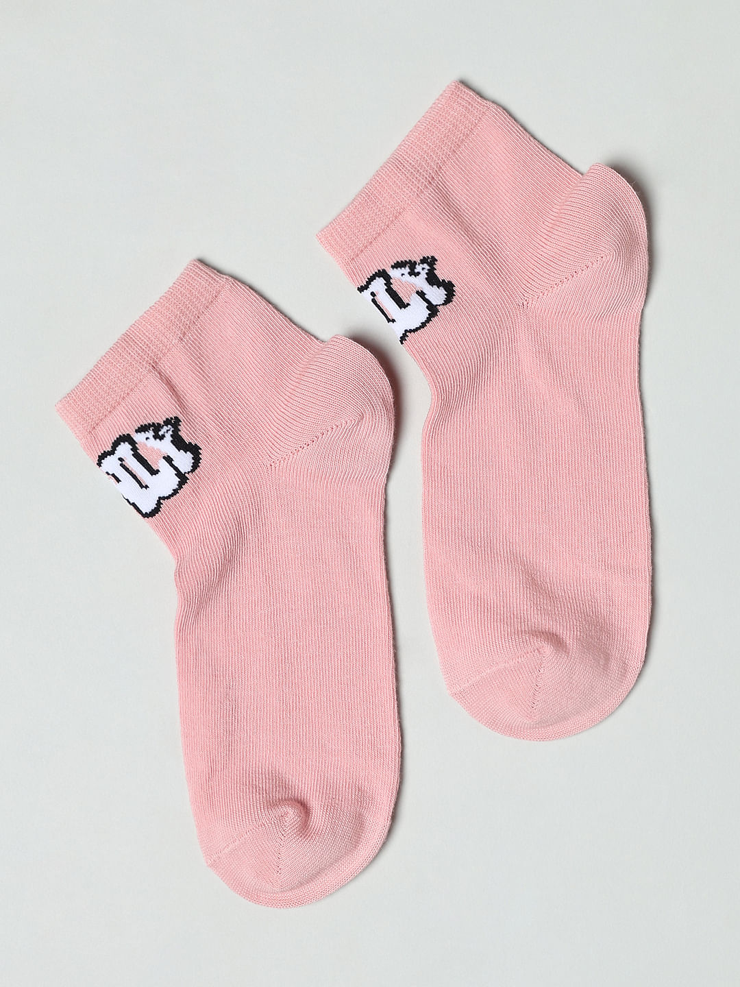 Pack Of 2 Abstract Print Socks