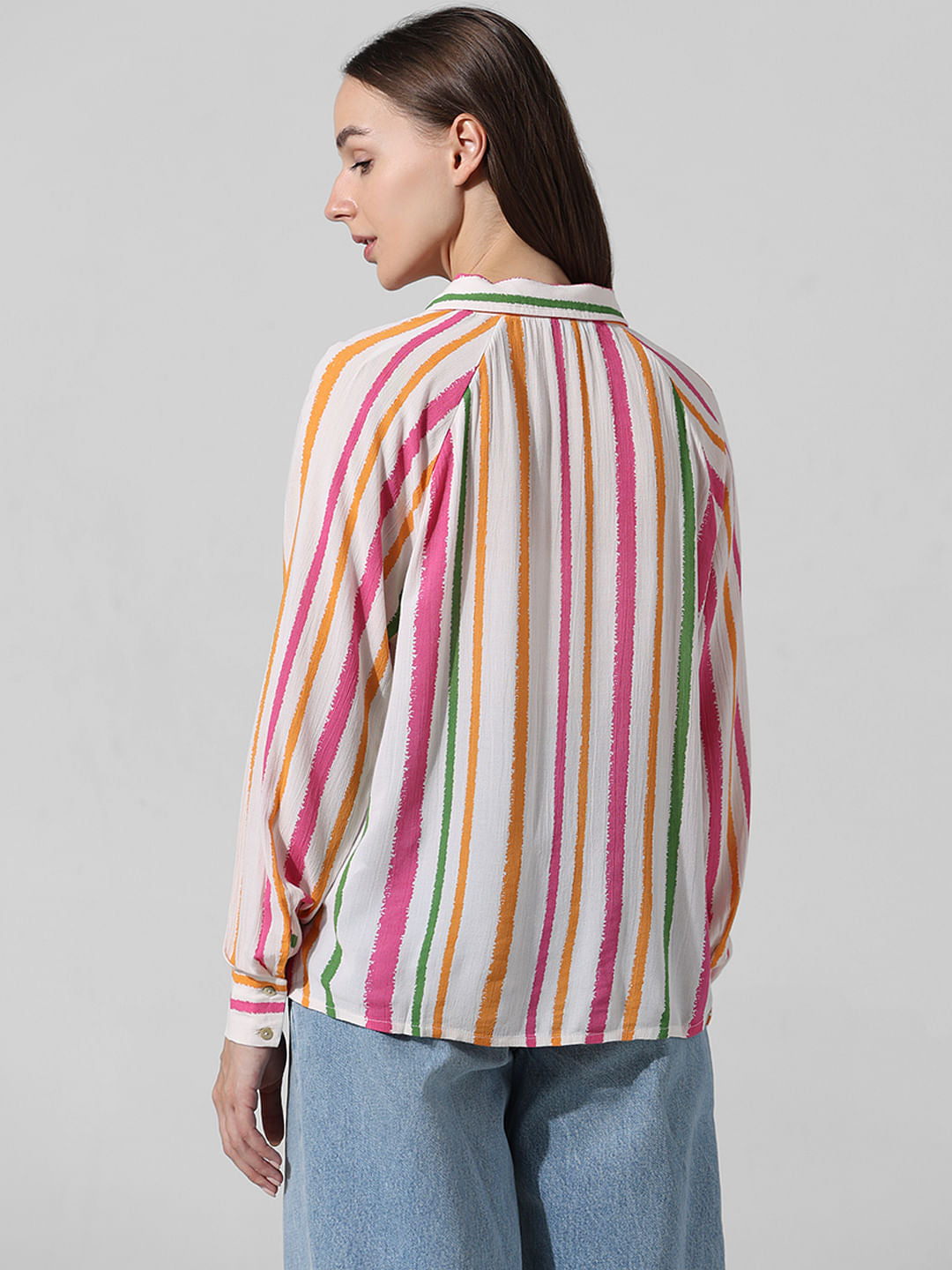 White Striped Shirt