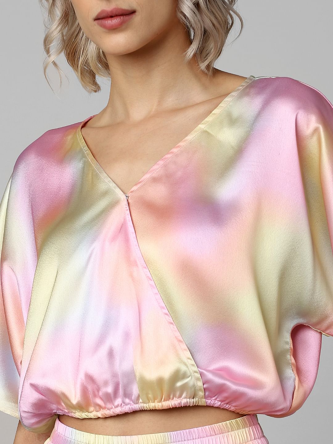 Lilac Colourblocked Co-Ord Set Top