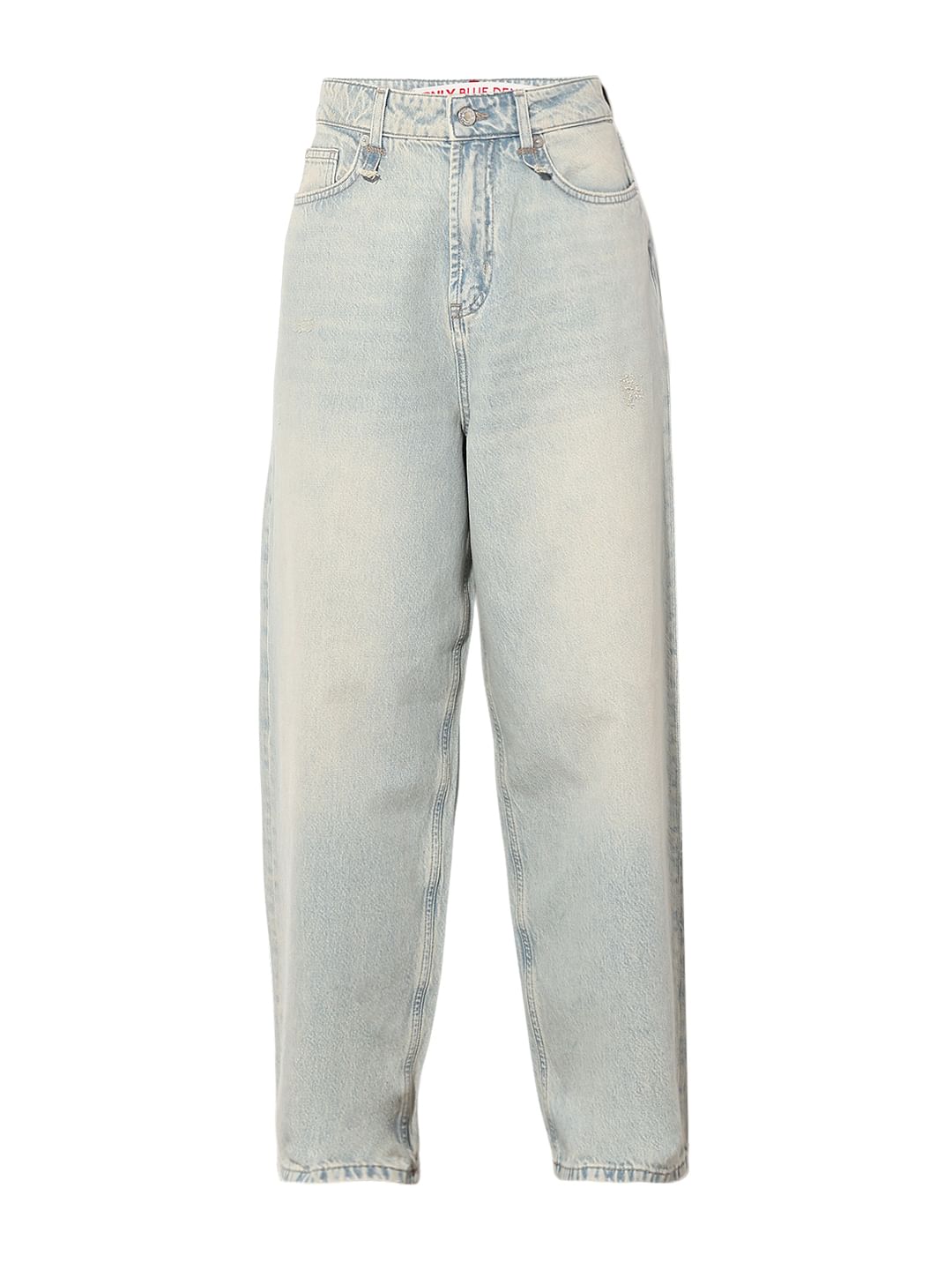 Light Blue Light Wash Baggy Jeans