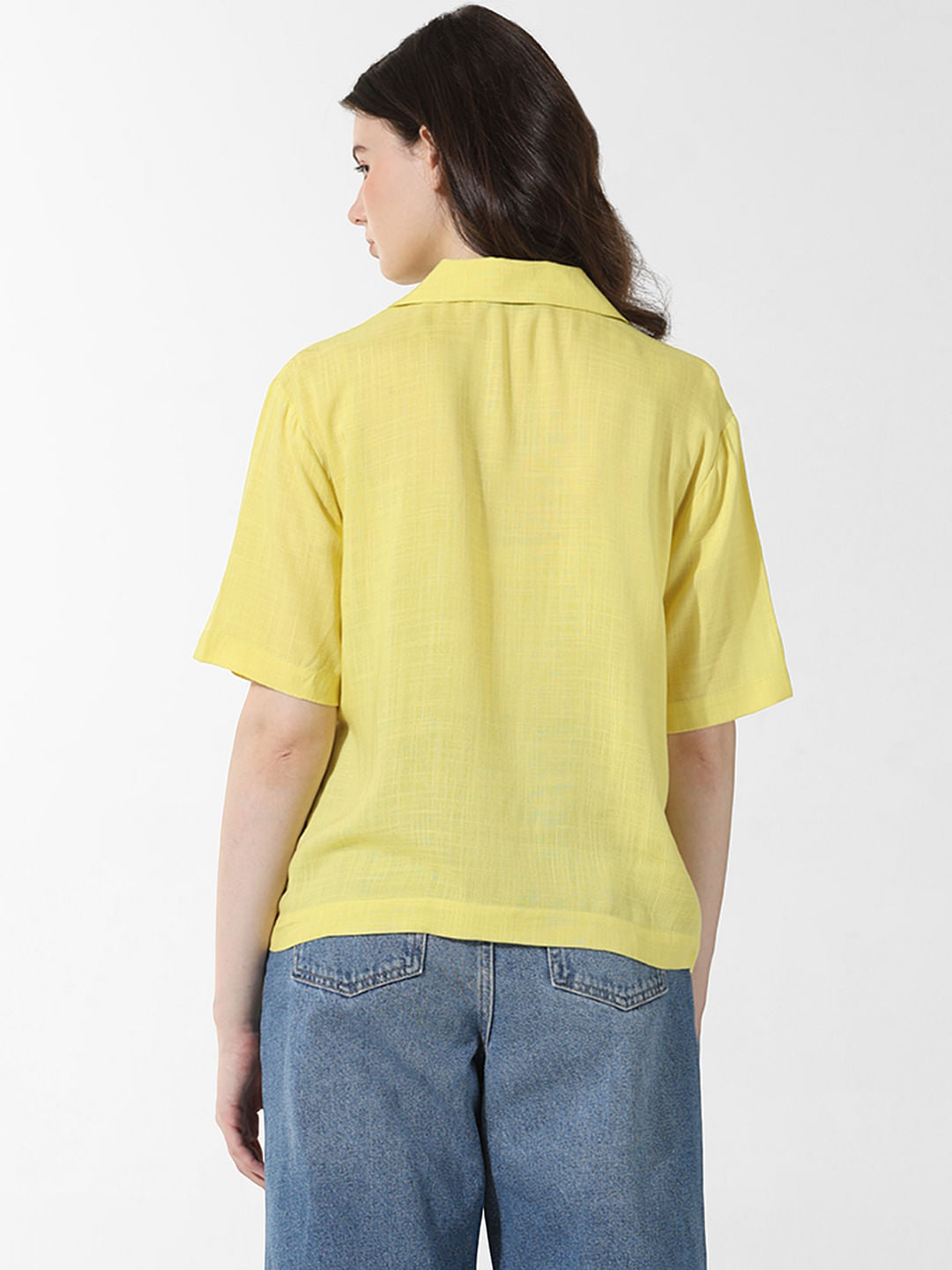 Yellow Regular Fit Shirt