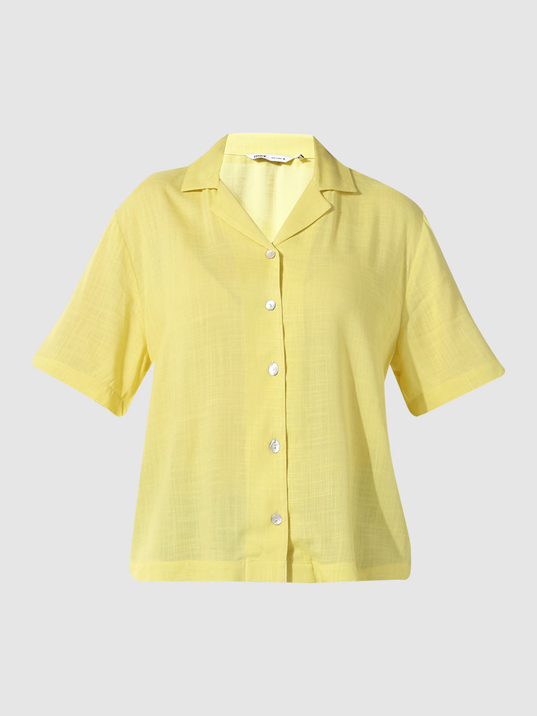 Yellow Regular Fit Shirt