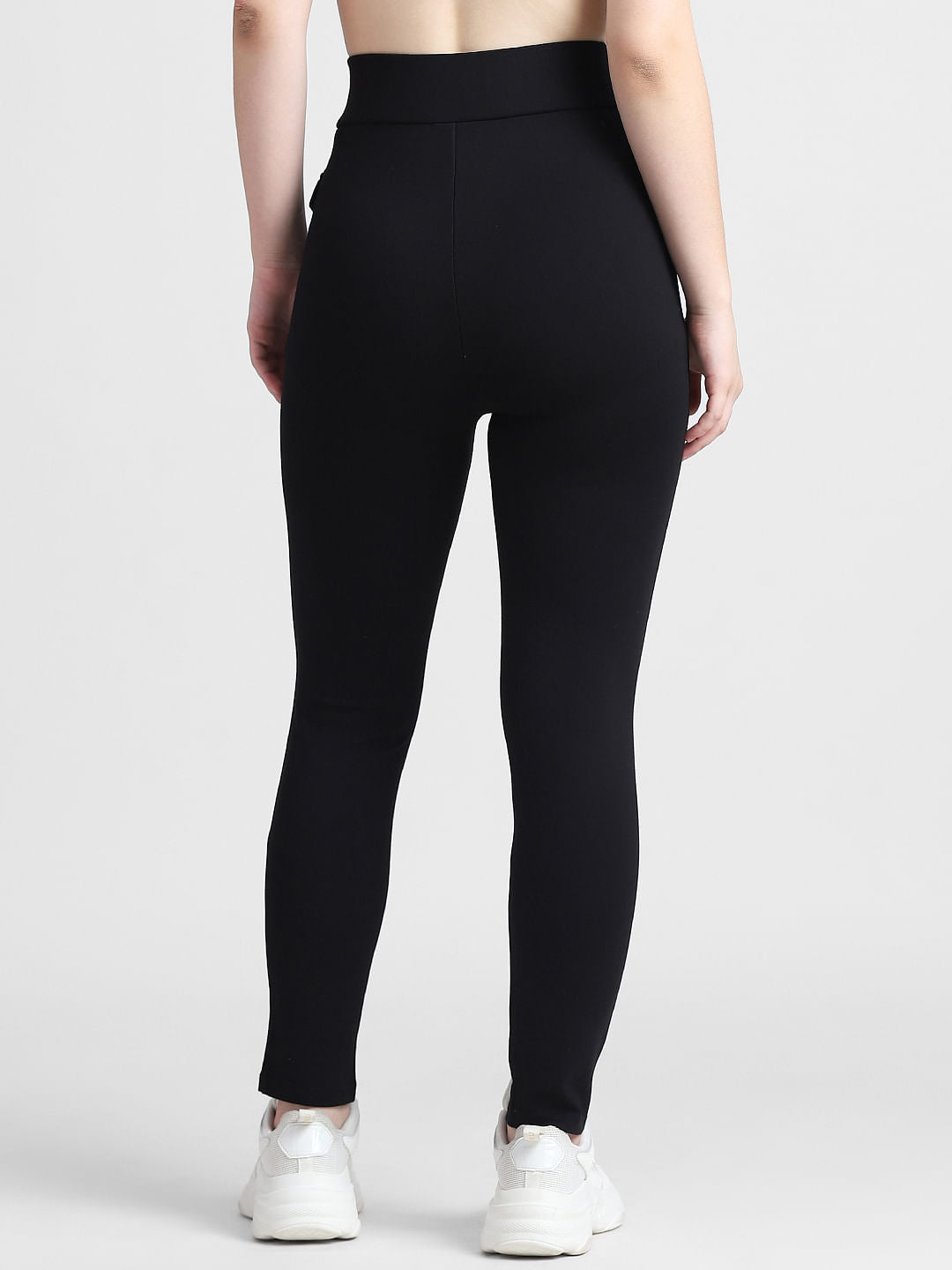 Black High Rise Skinny Fit Leggings
