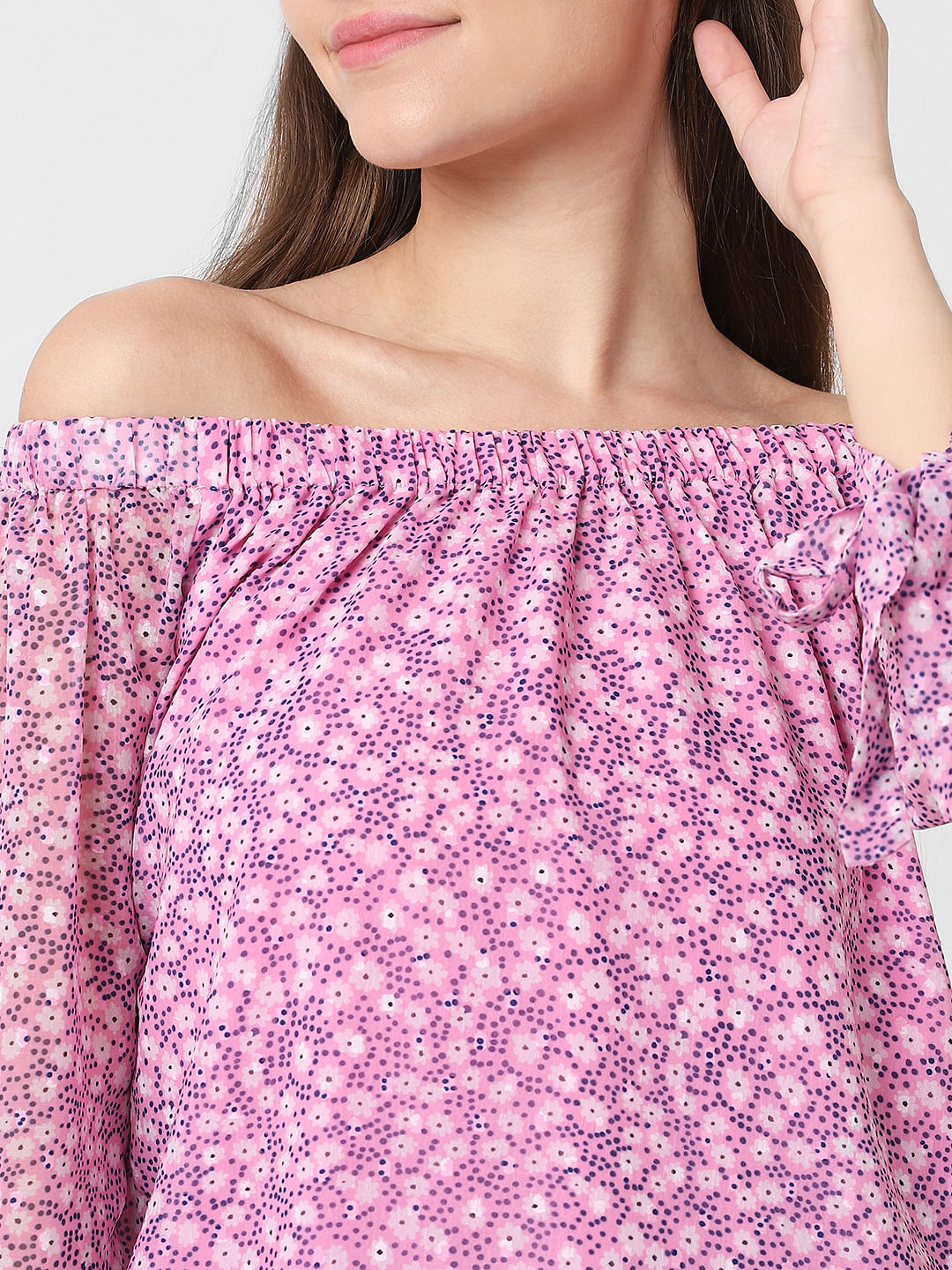 Pink Floral Top