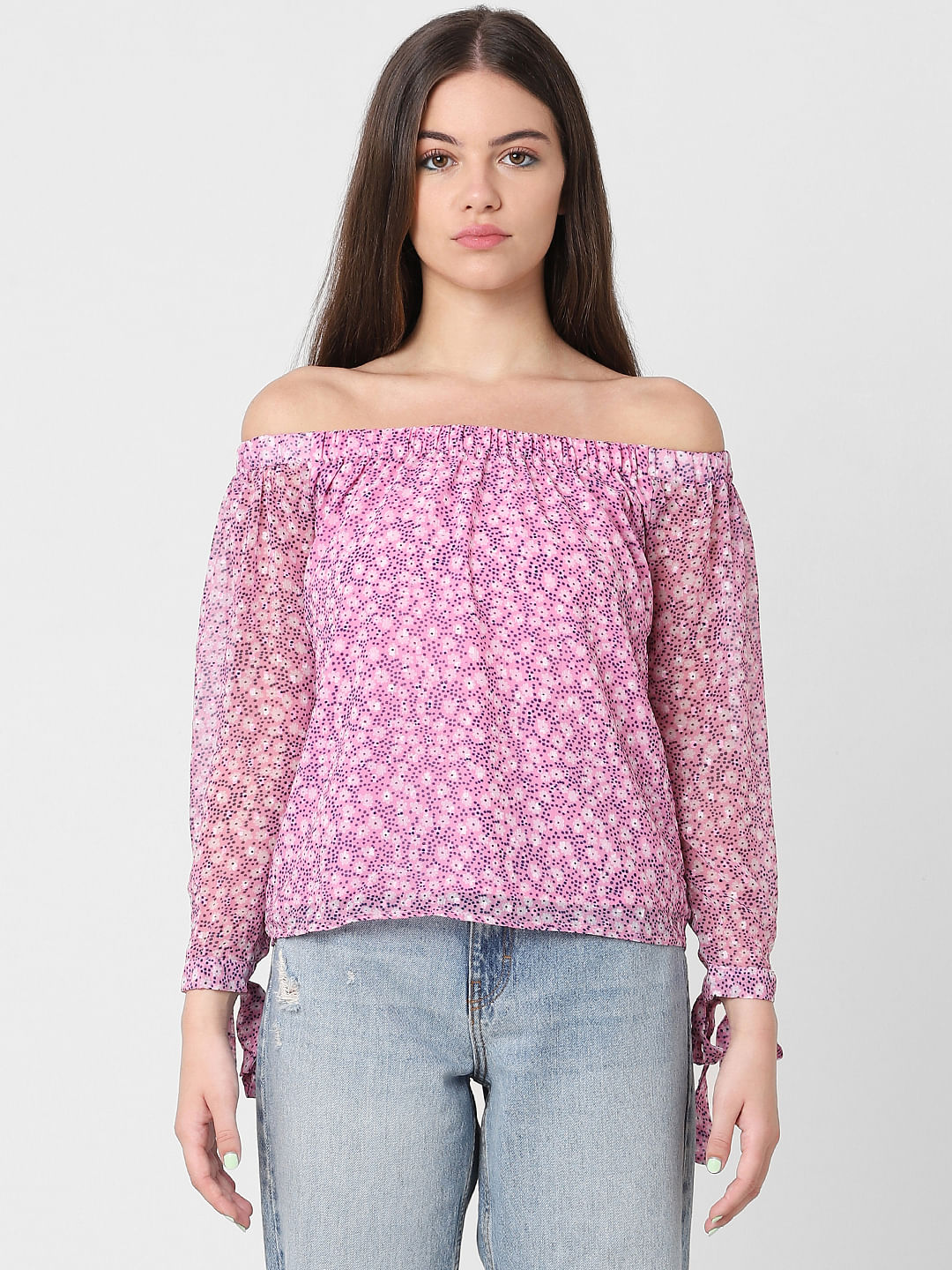 Pink Floral Top