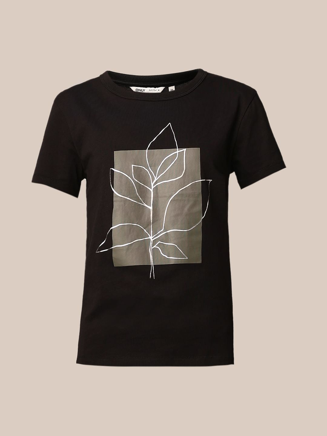Black Printed T-Shirt
