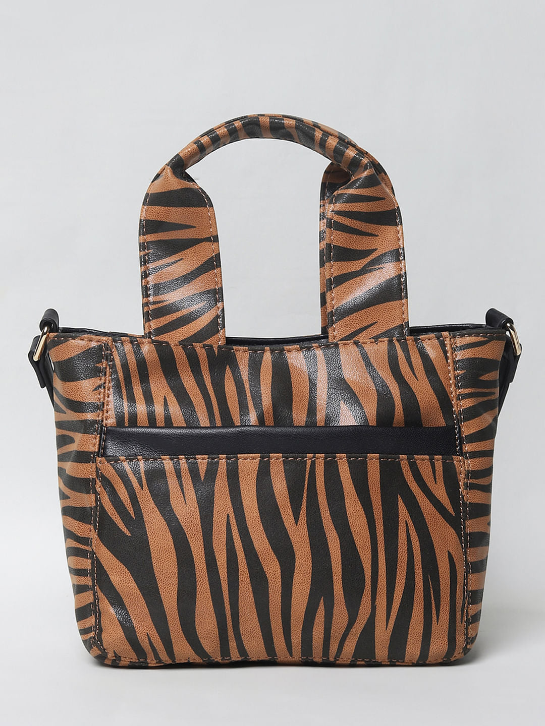Brown Animal Print Handbag
