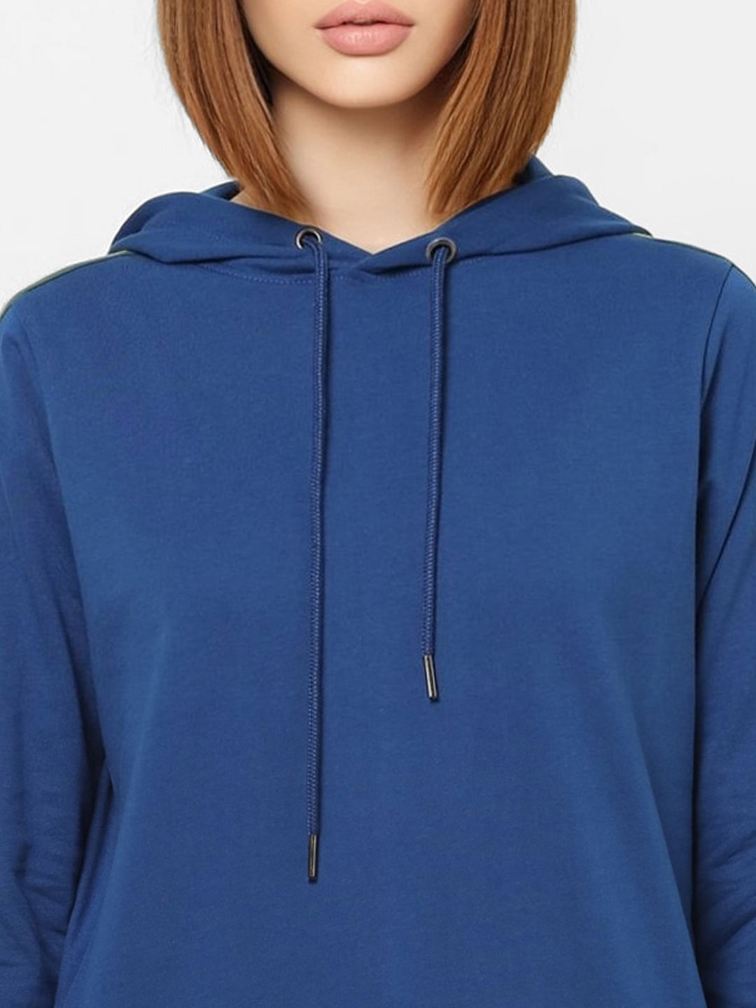 Blue Hooded Sweatshirt