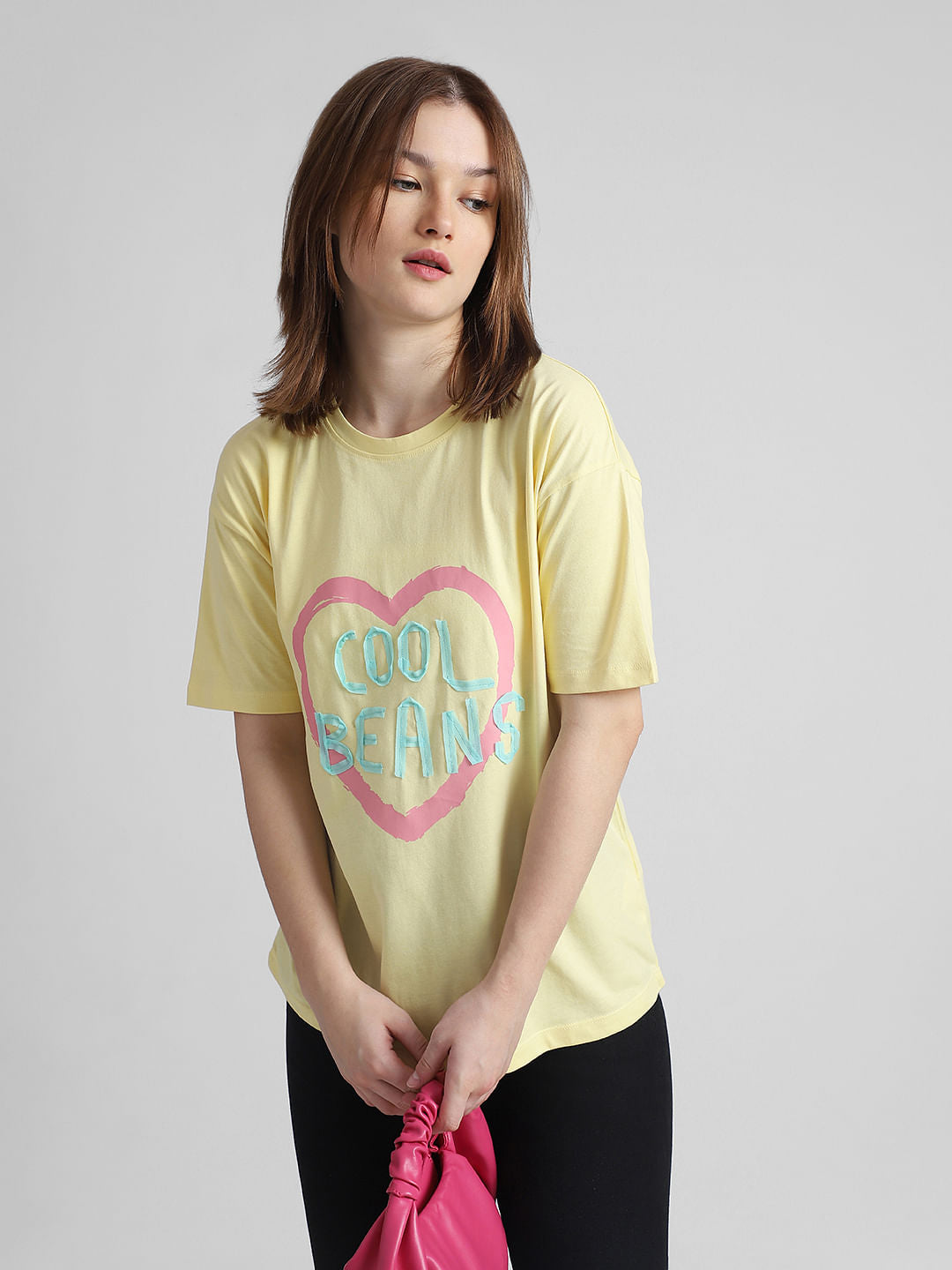 Yellow Printed T-Shirt