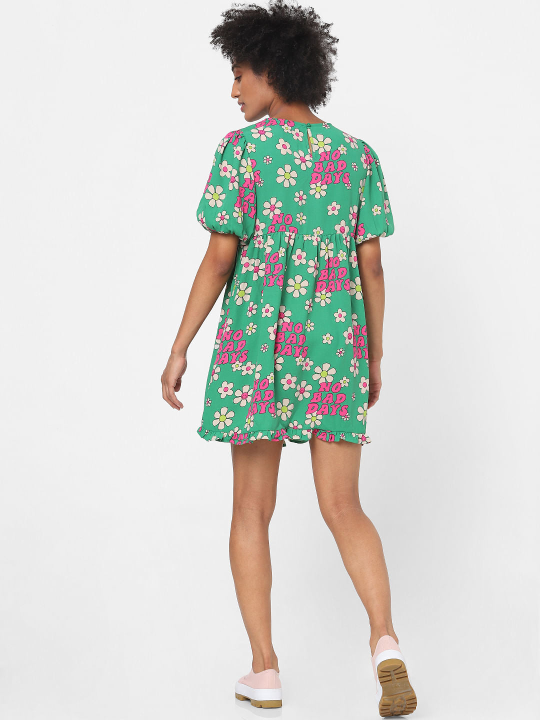 Green Floral Dress