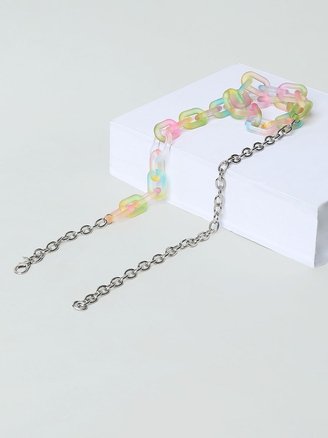 Multi-Coloured Chain Jeans Belt