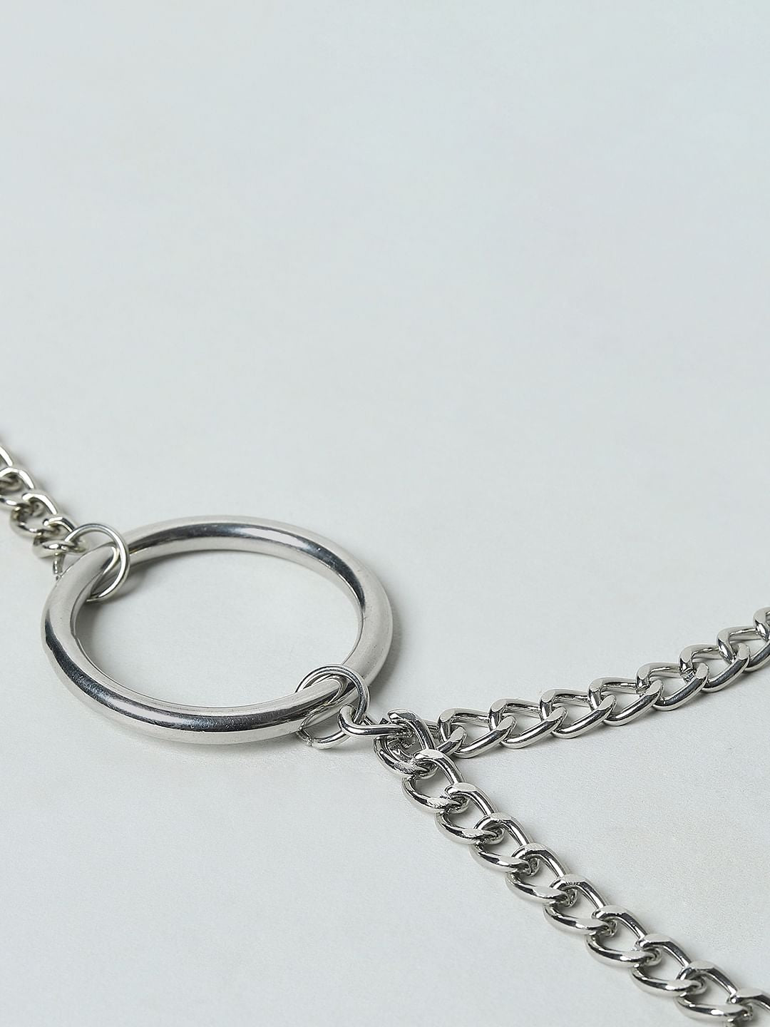 Silver Chain Jeans Belt