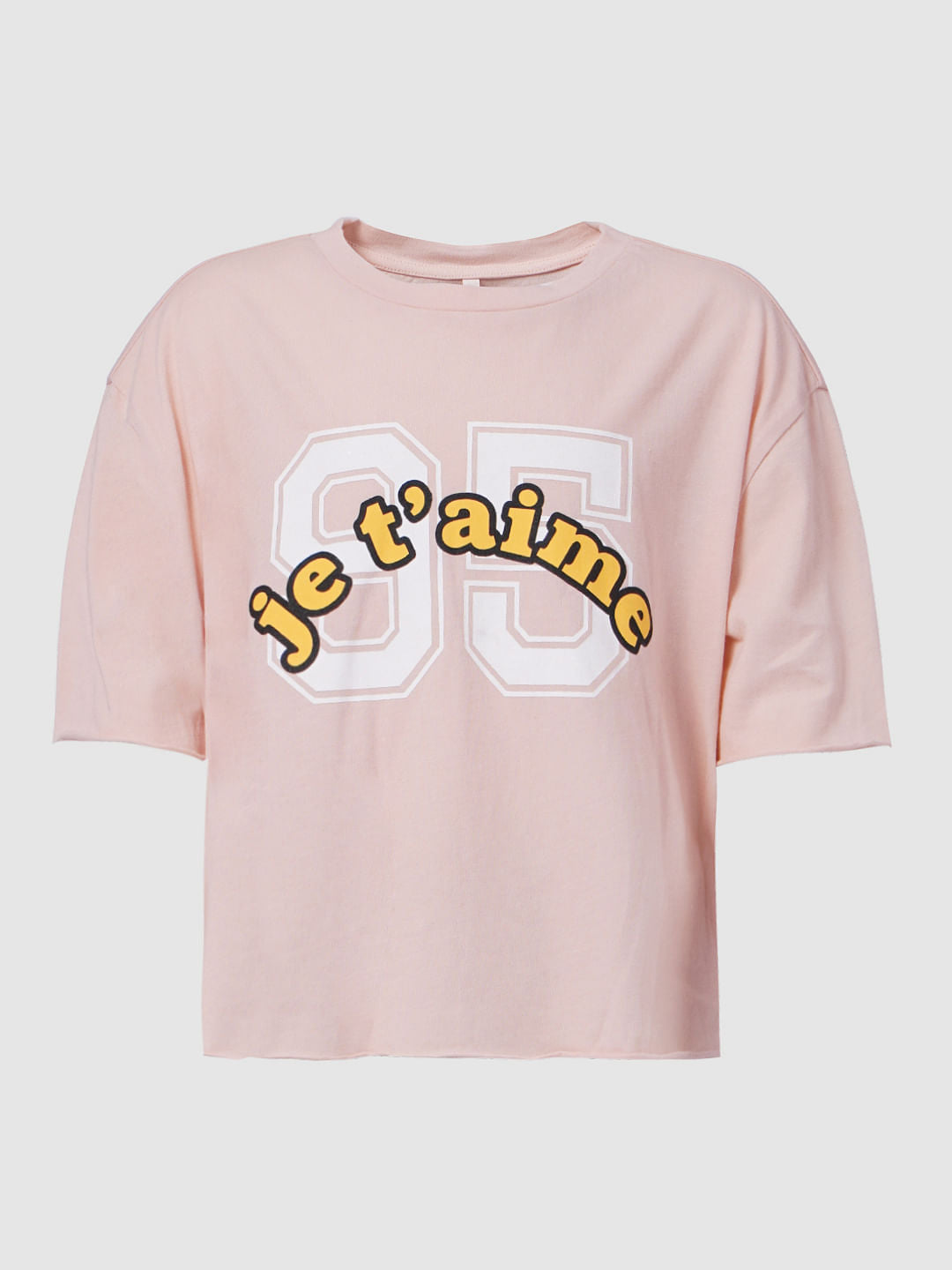 Girls Pink Graphic T-Shirt