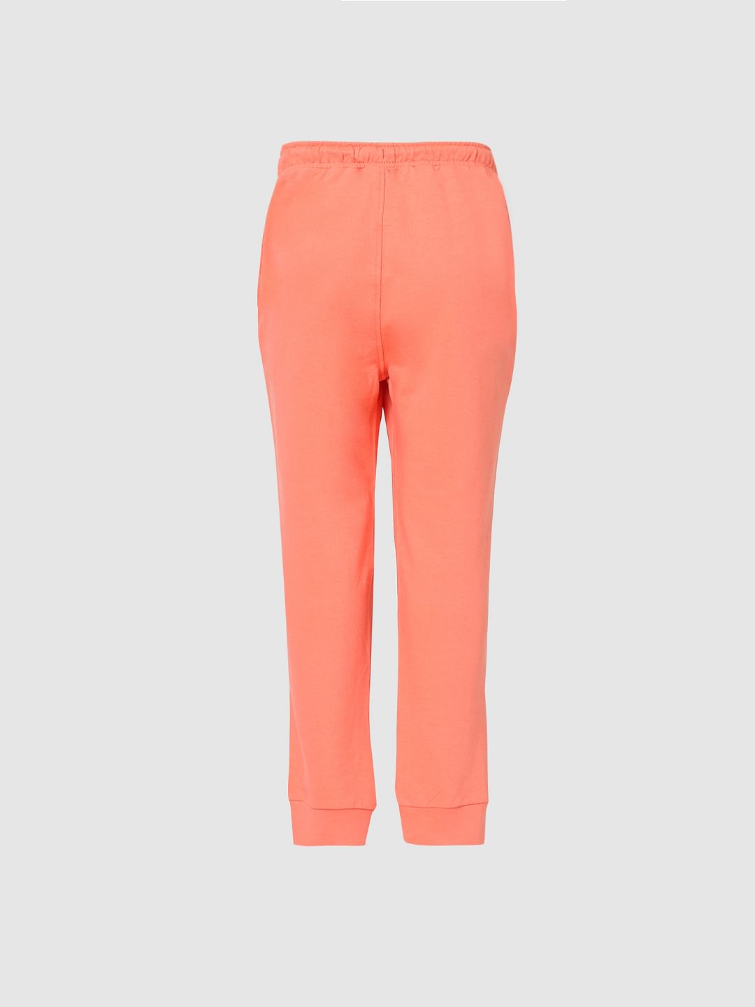 Girls Peach Joggers