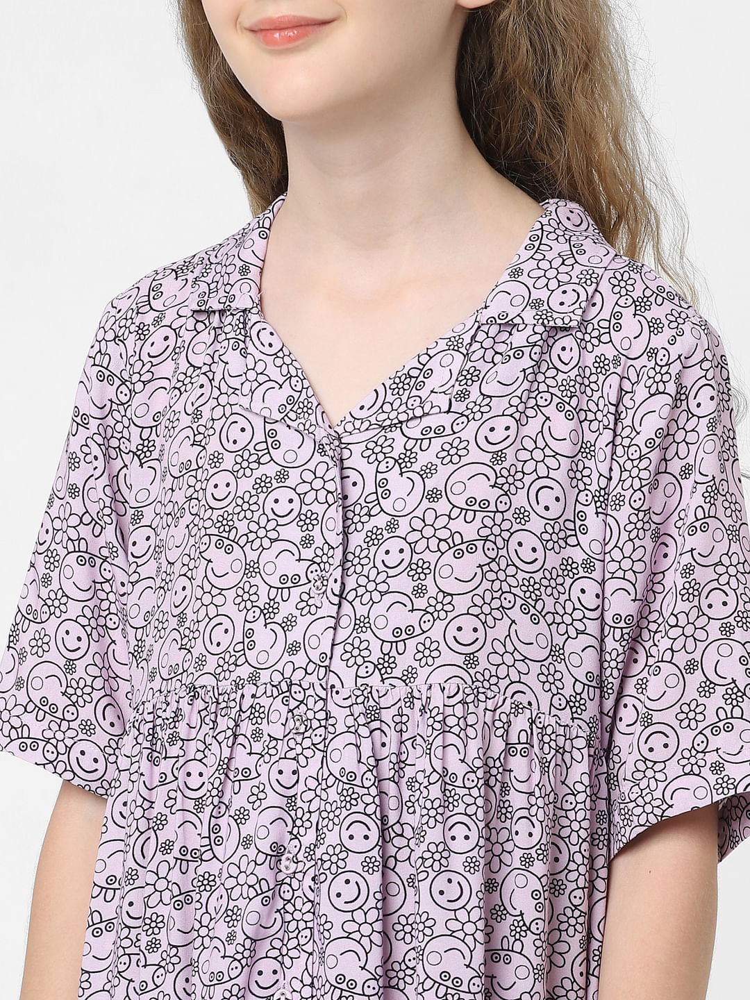 X Peppa Pig Purple Shirt Dress