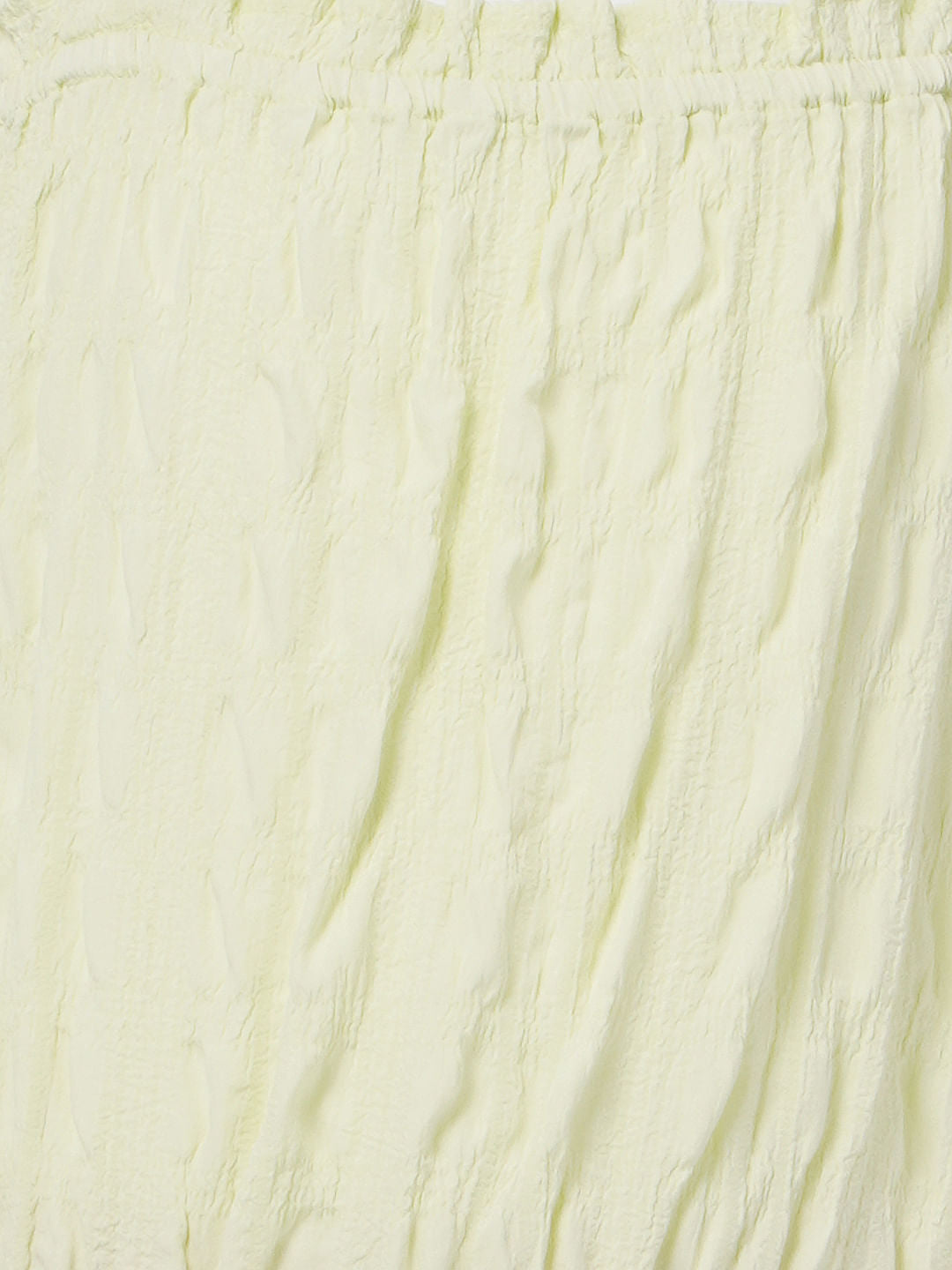 Light Green Textured Co-Ord Crop Top