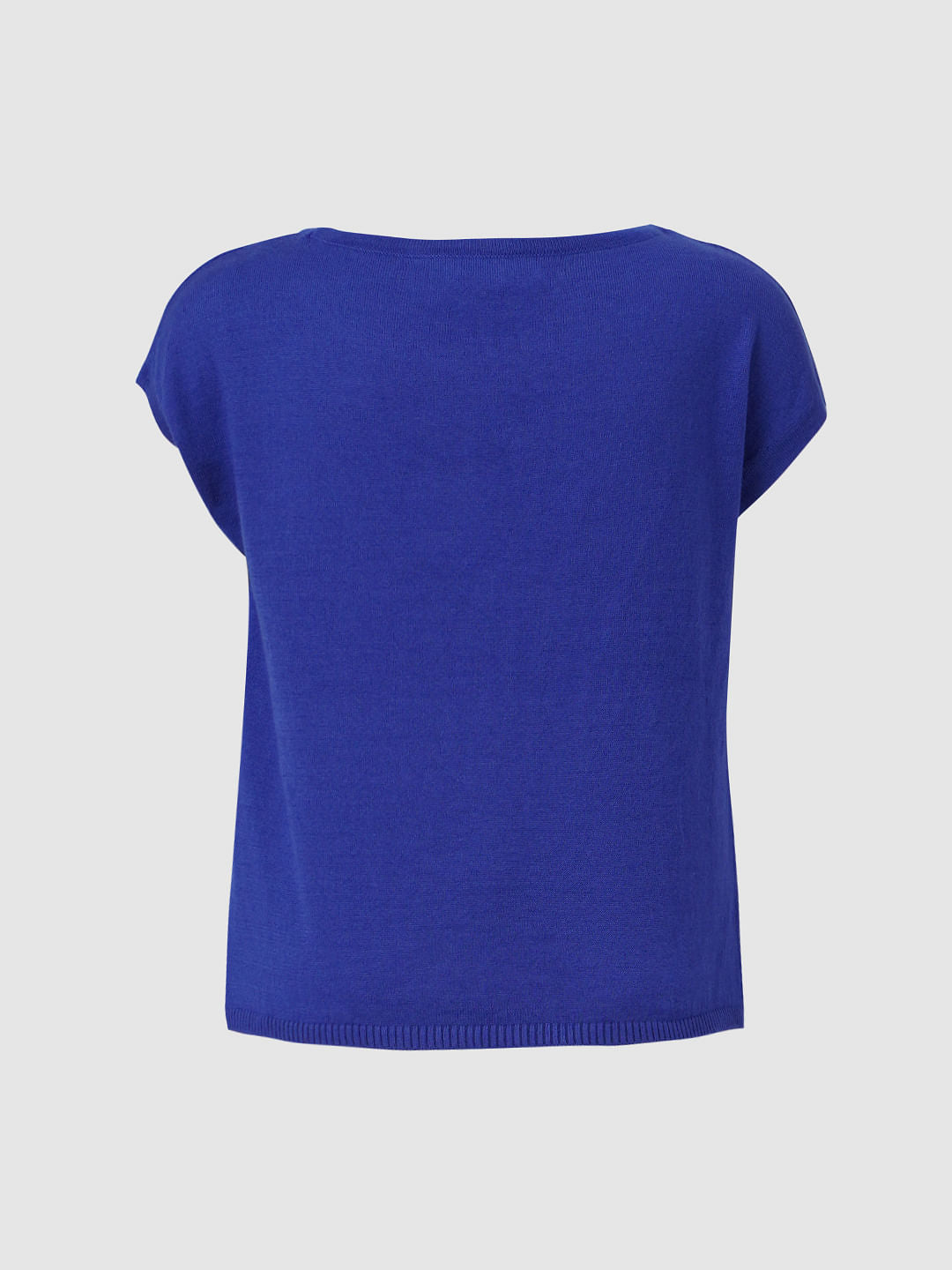 Girls Blue Graphic Print T-Shirt