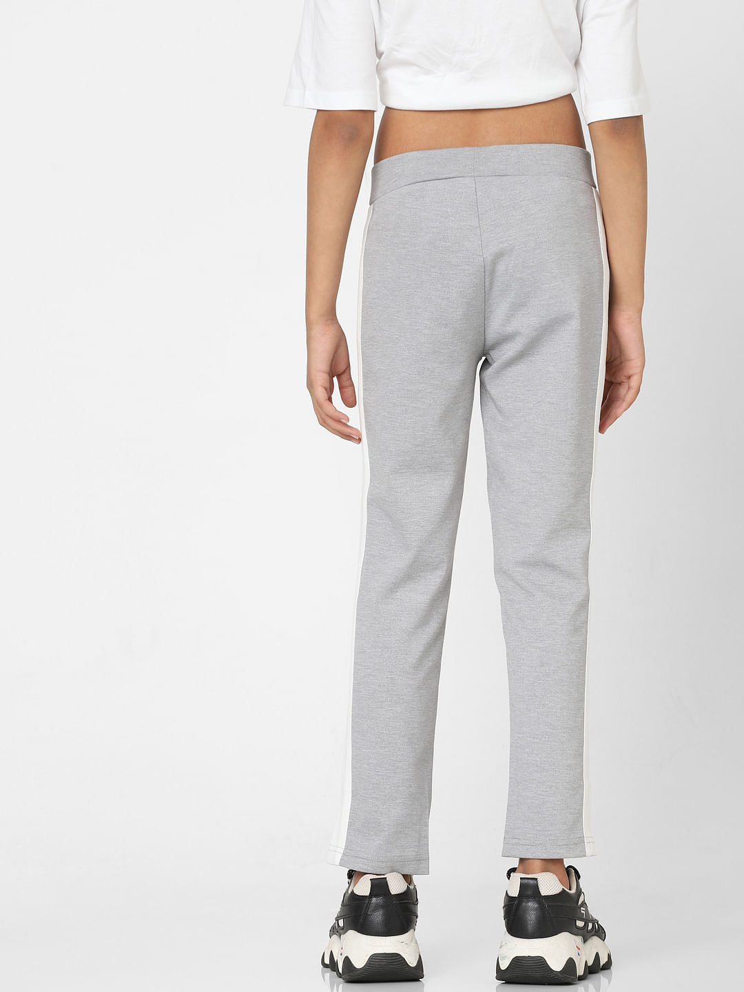 Purple Side Panel Leggings