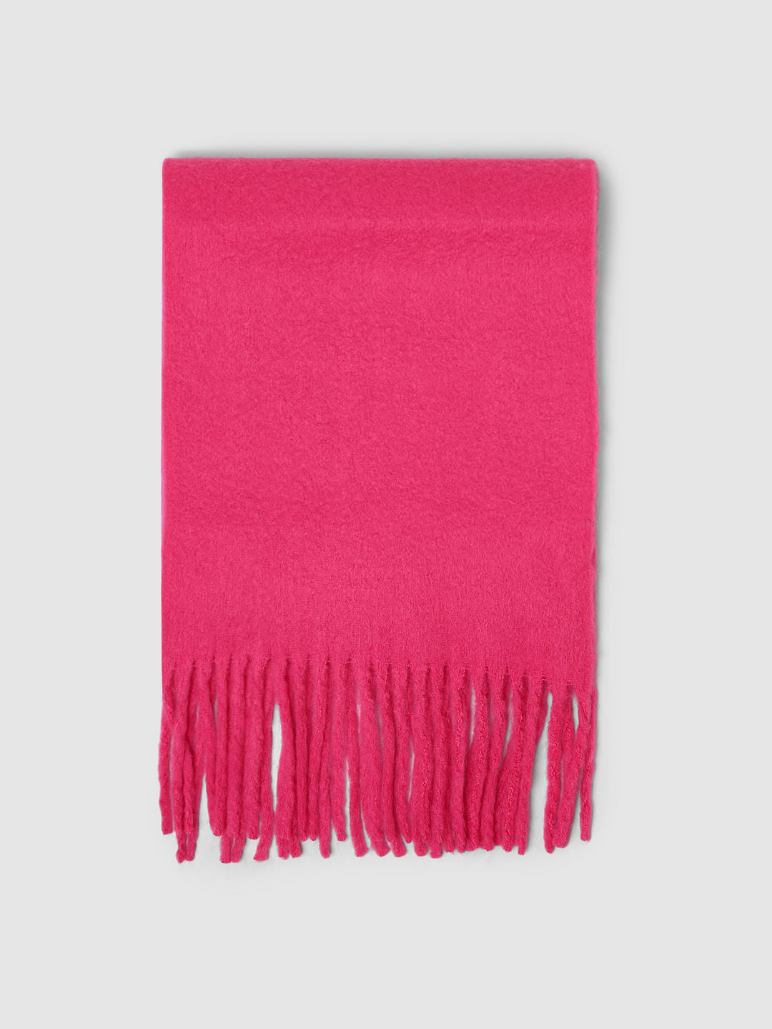 Pink Long Brushed Scarf