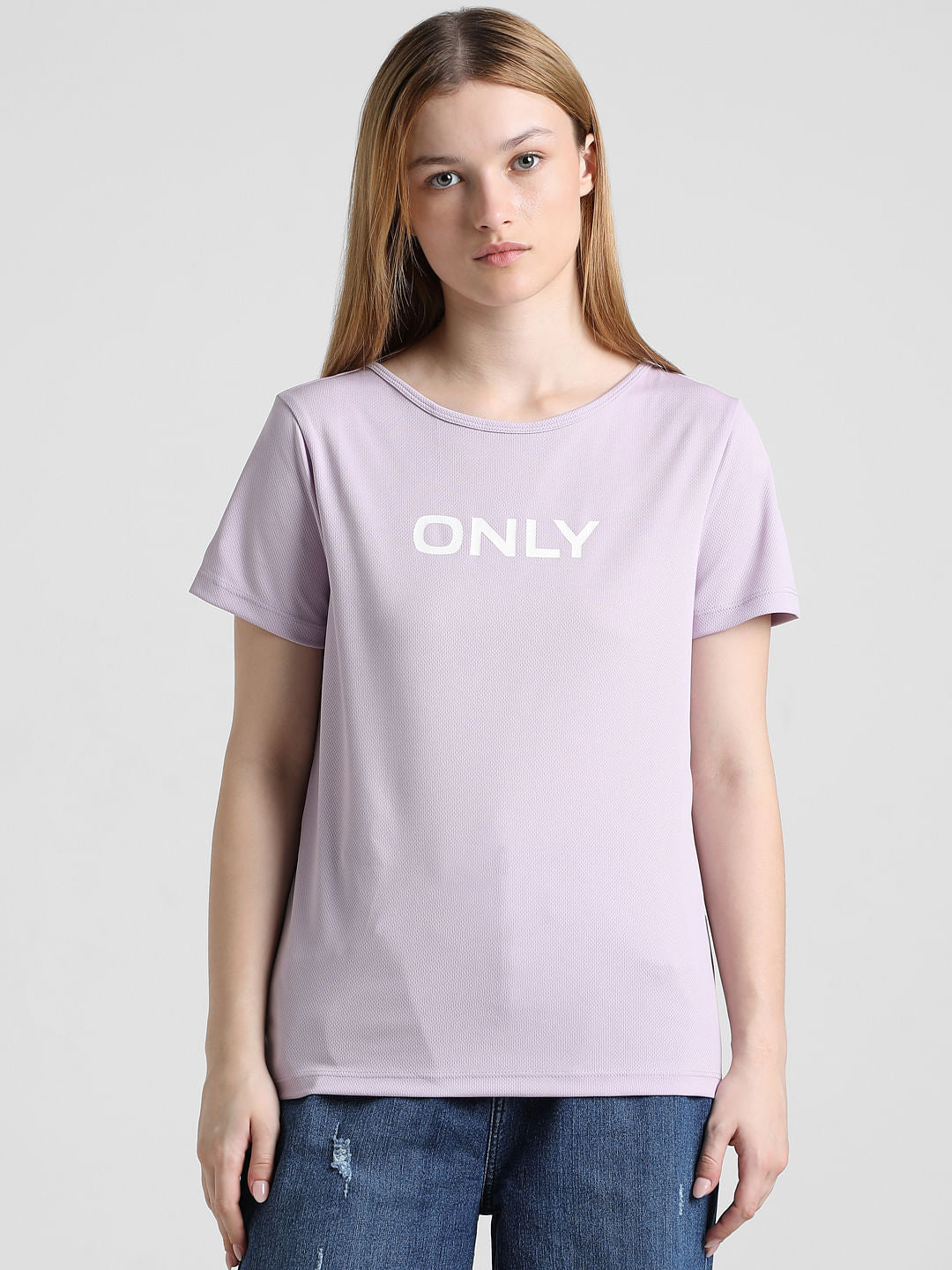 Lavender Back Detail T-Shirt
