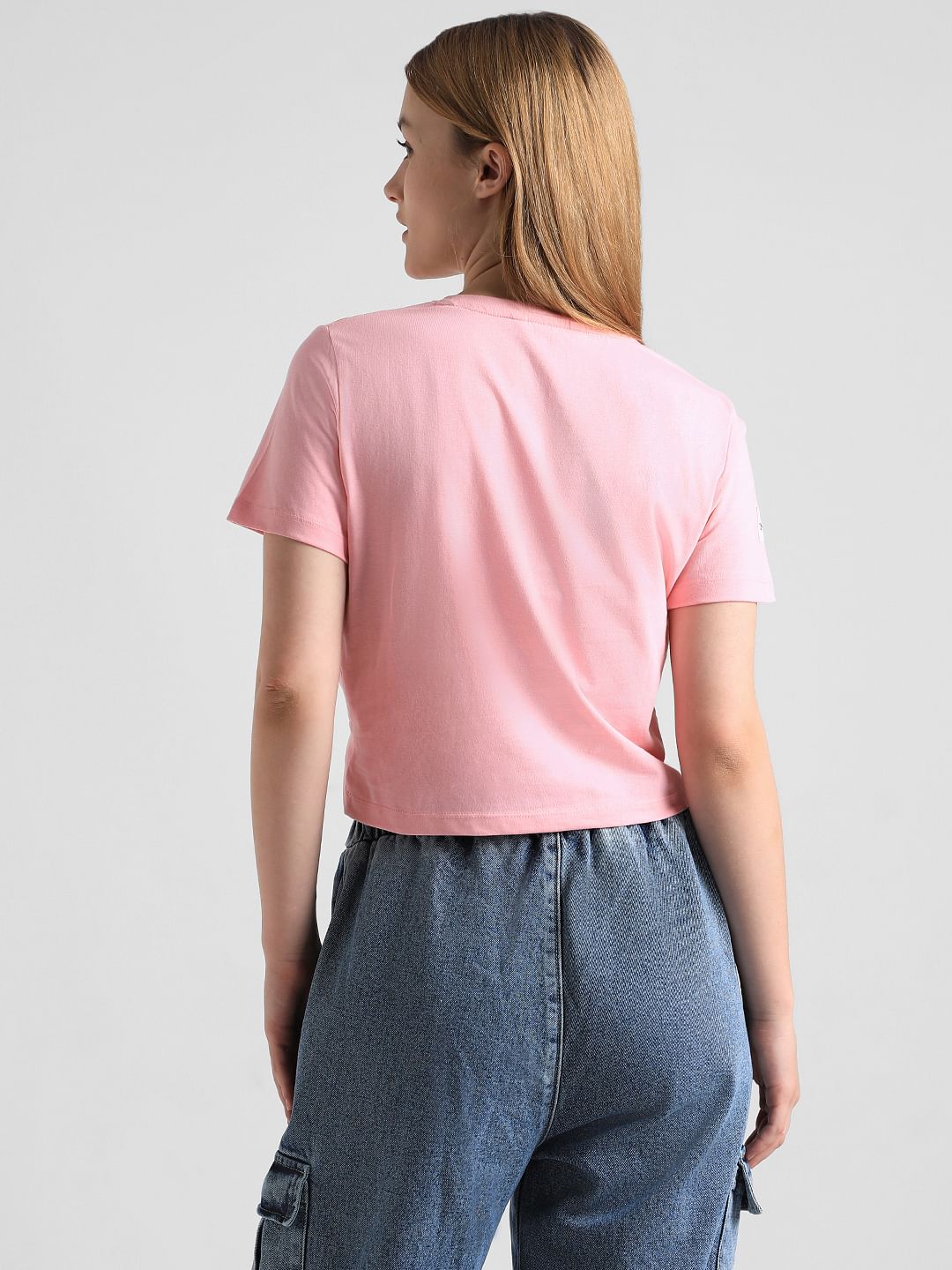 Pink Knot Detail T-Shirt