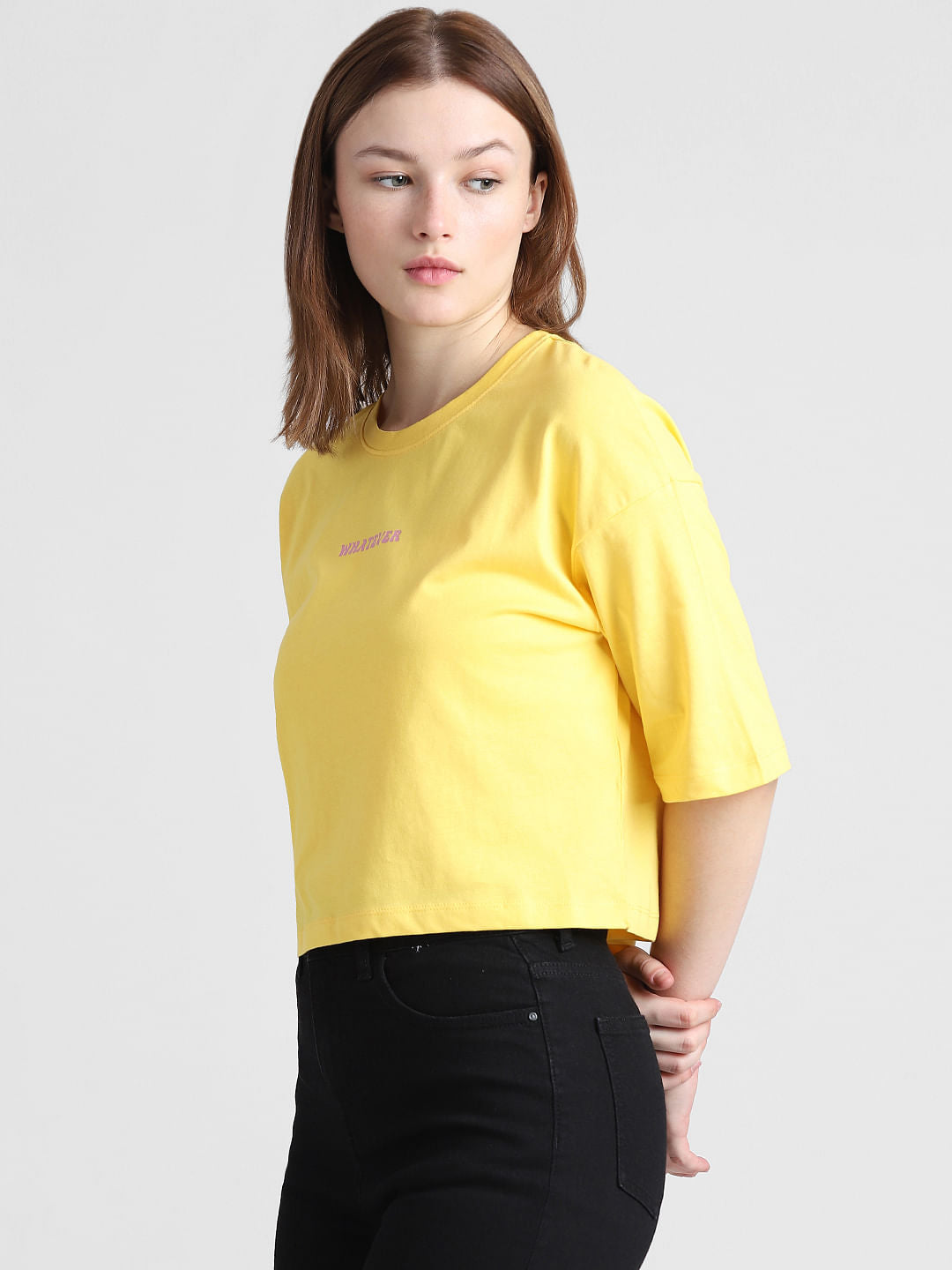Yellow Boxy Fit T-Shirt