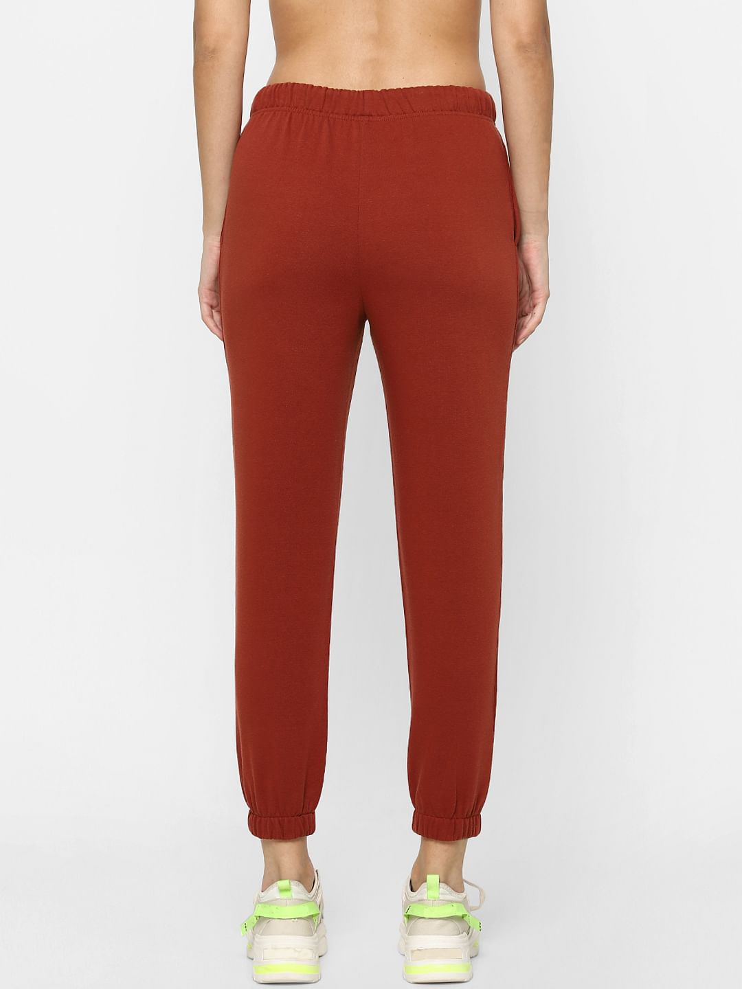 Brown Printed Co-Ord Sweatpants