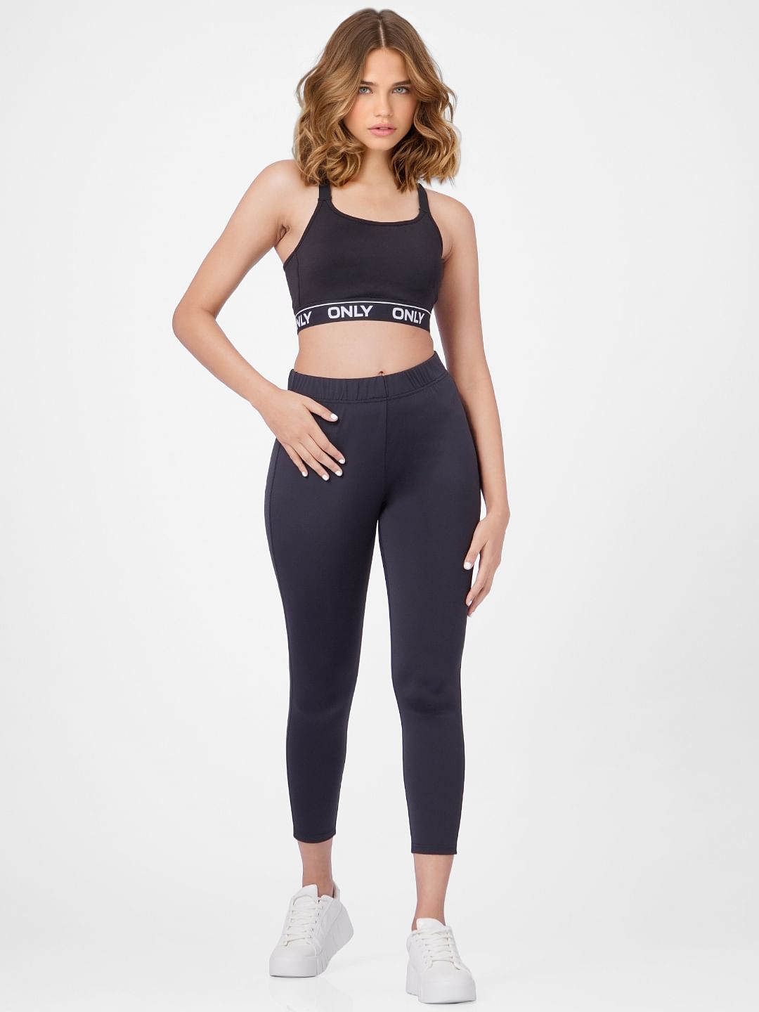 Black High Rise Leggings