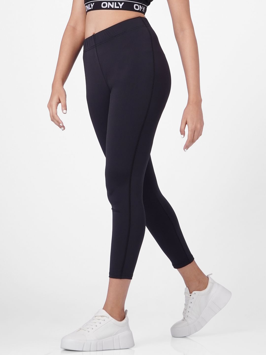 Black High Rise Leggings