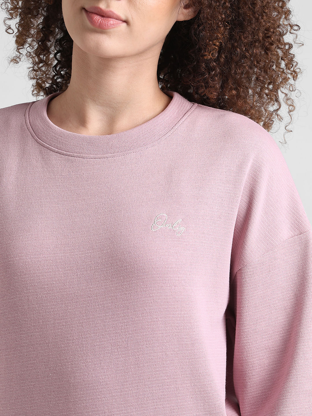 Pink Loose Fit Co-Ord Set Sweatshirt