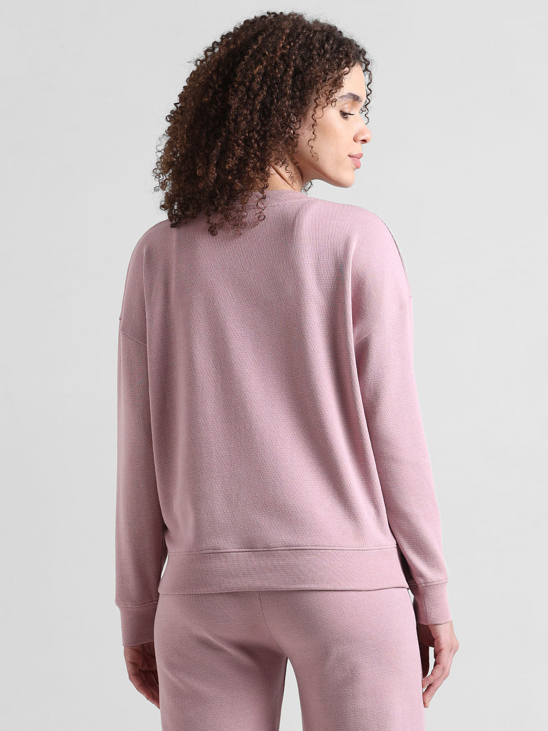 Pink Loose Fit Co-Ord Set Sweatshirt