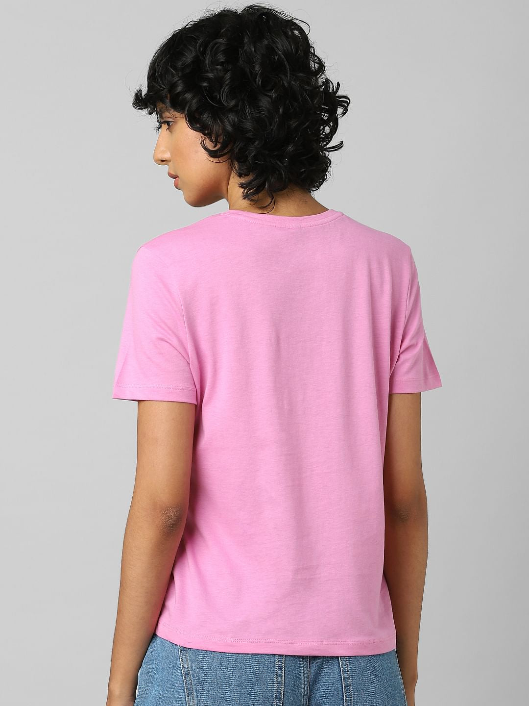 Pink Sushi Print T-Shirt