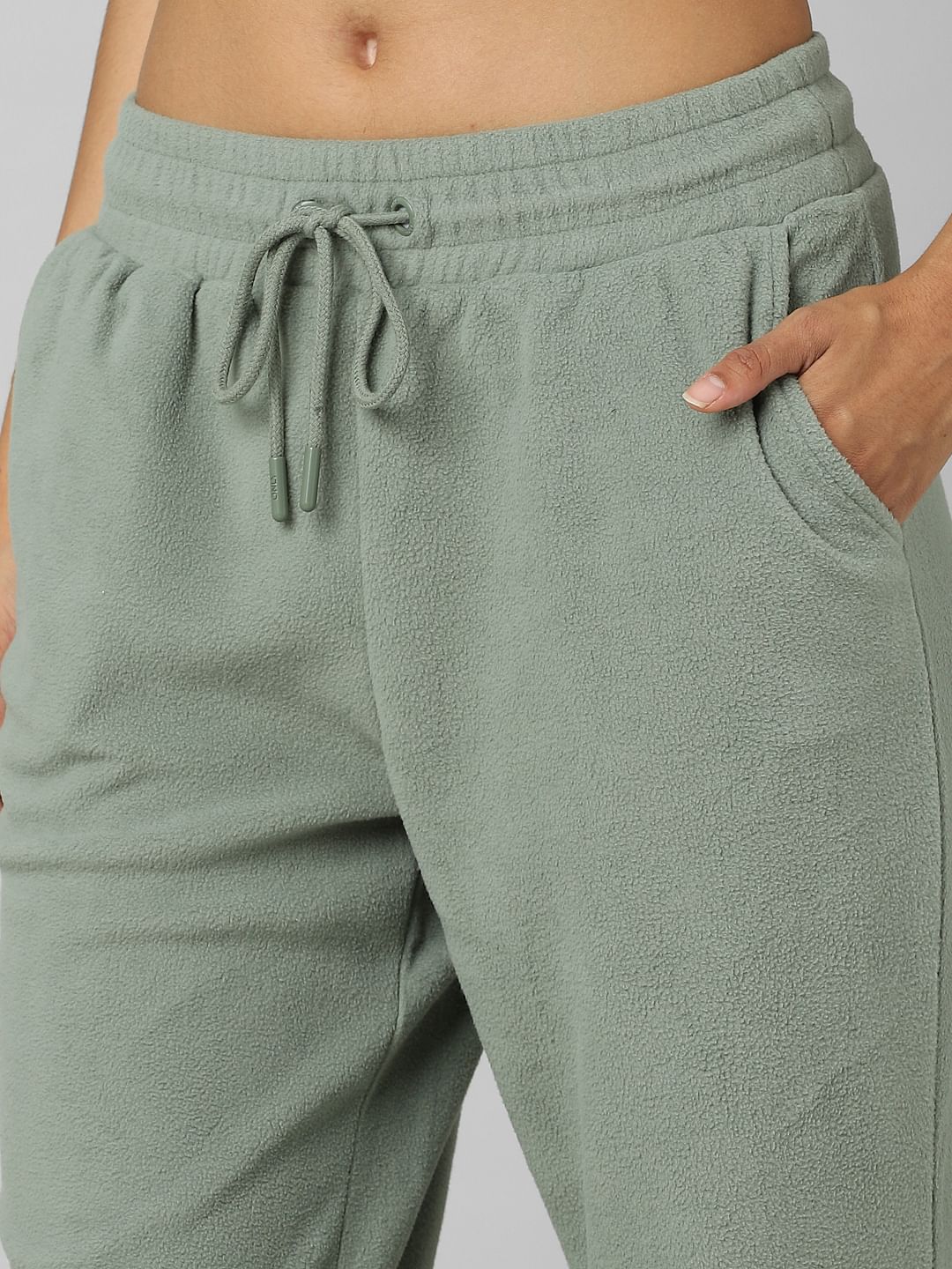 Green Mid Rise Co-Ord Set Joggers