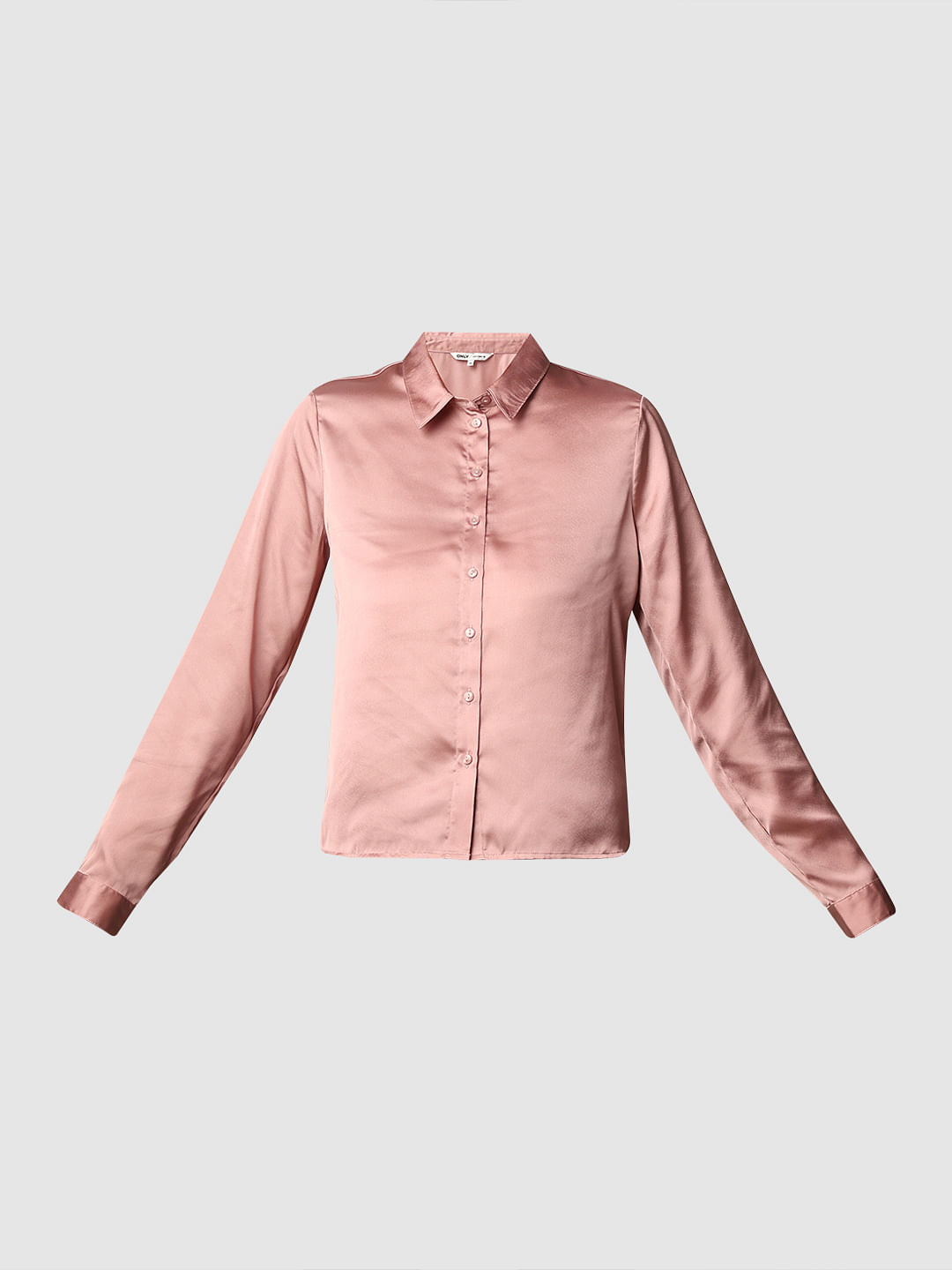 Pink Satin Shirt