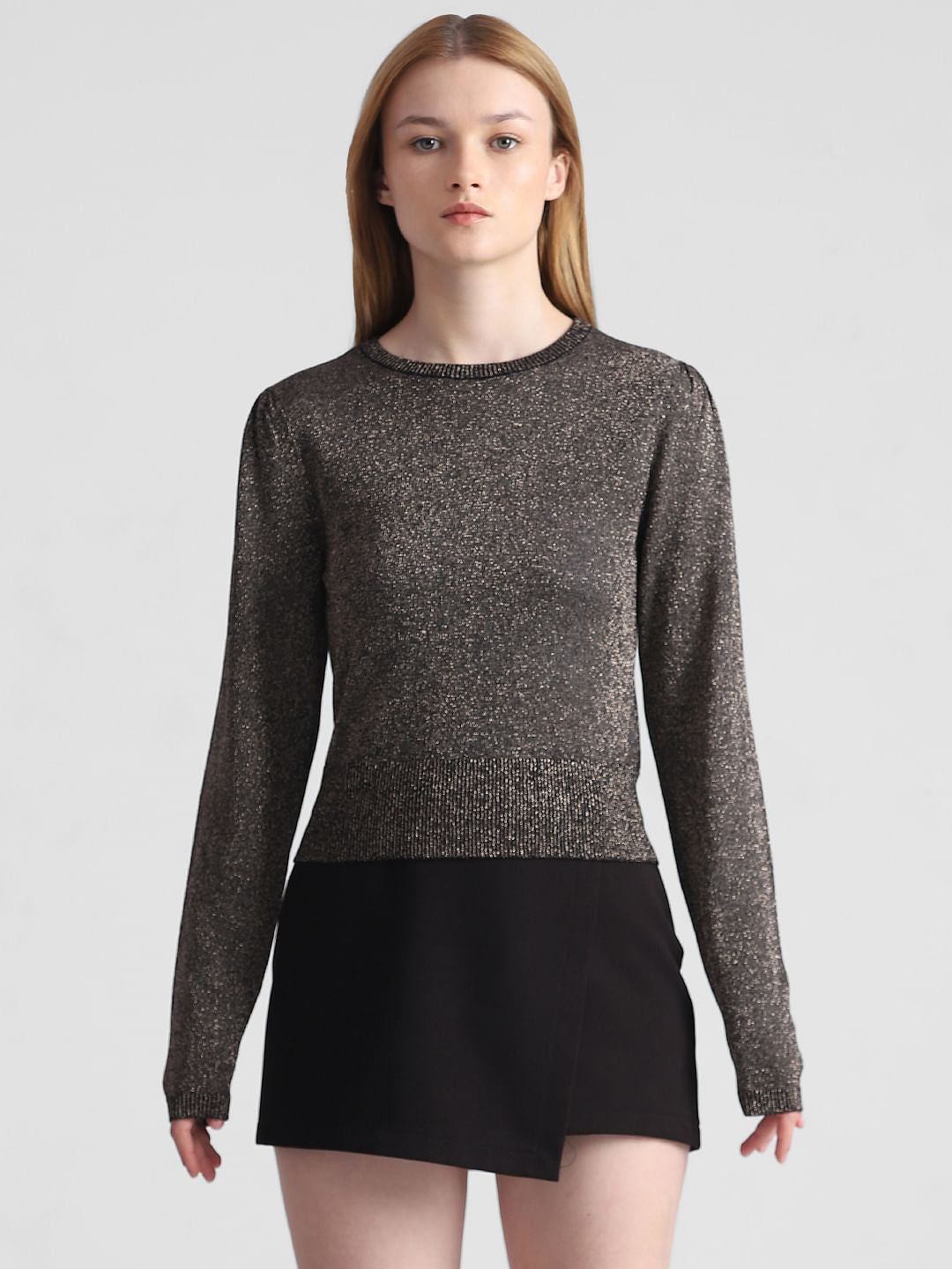Black Shimmer Pullover