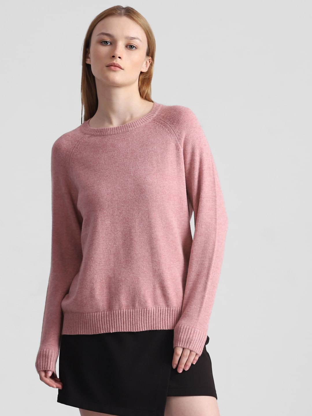 Pink Full Sleeves Pullover