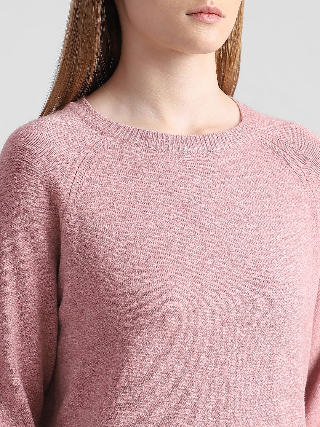 Pink Full Sleeves Pullover
