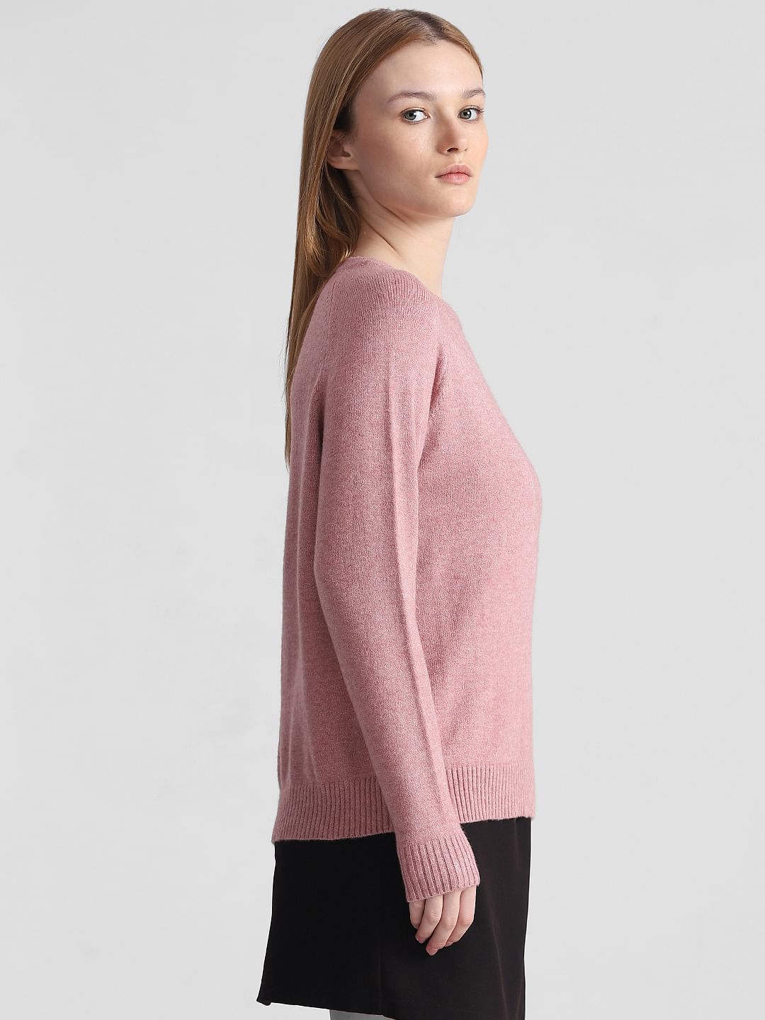 Pink Full Sleeves Pullover