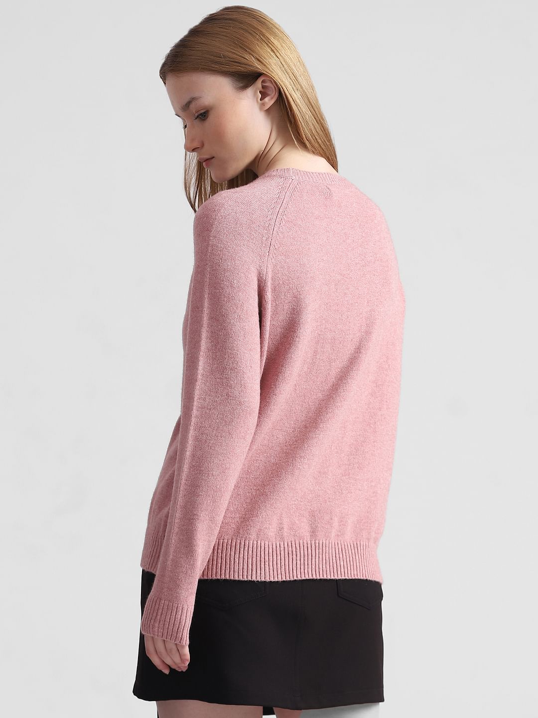Pink Full Sleeves Pullover
