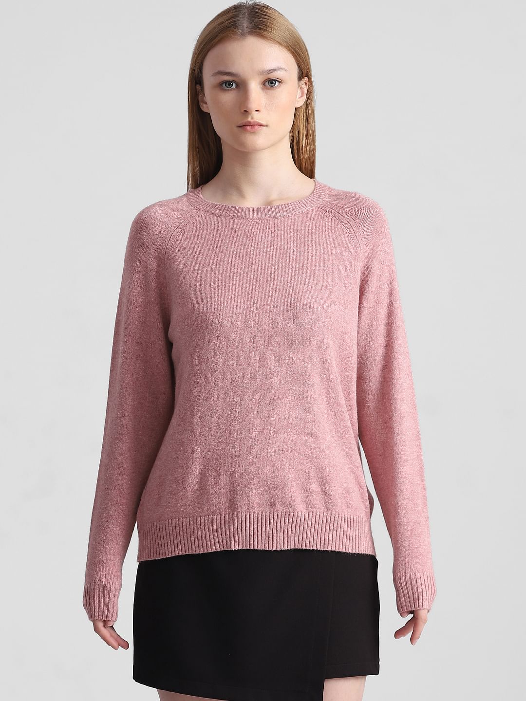 Pink Full Sleeves Pullover